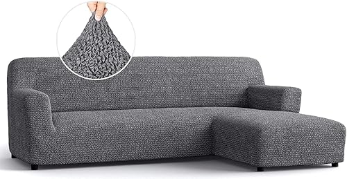 Miniatura 21 de PAULATO BY GA.I.CO. Funda de sofá modular, funda para sofá chaise en forma de L, fundas lavables para sofá esquinero, funda elástica de ajuste