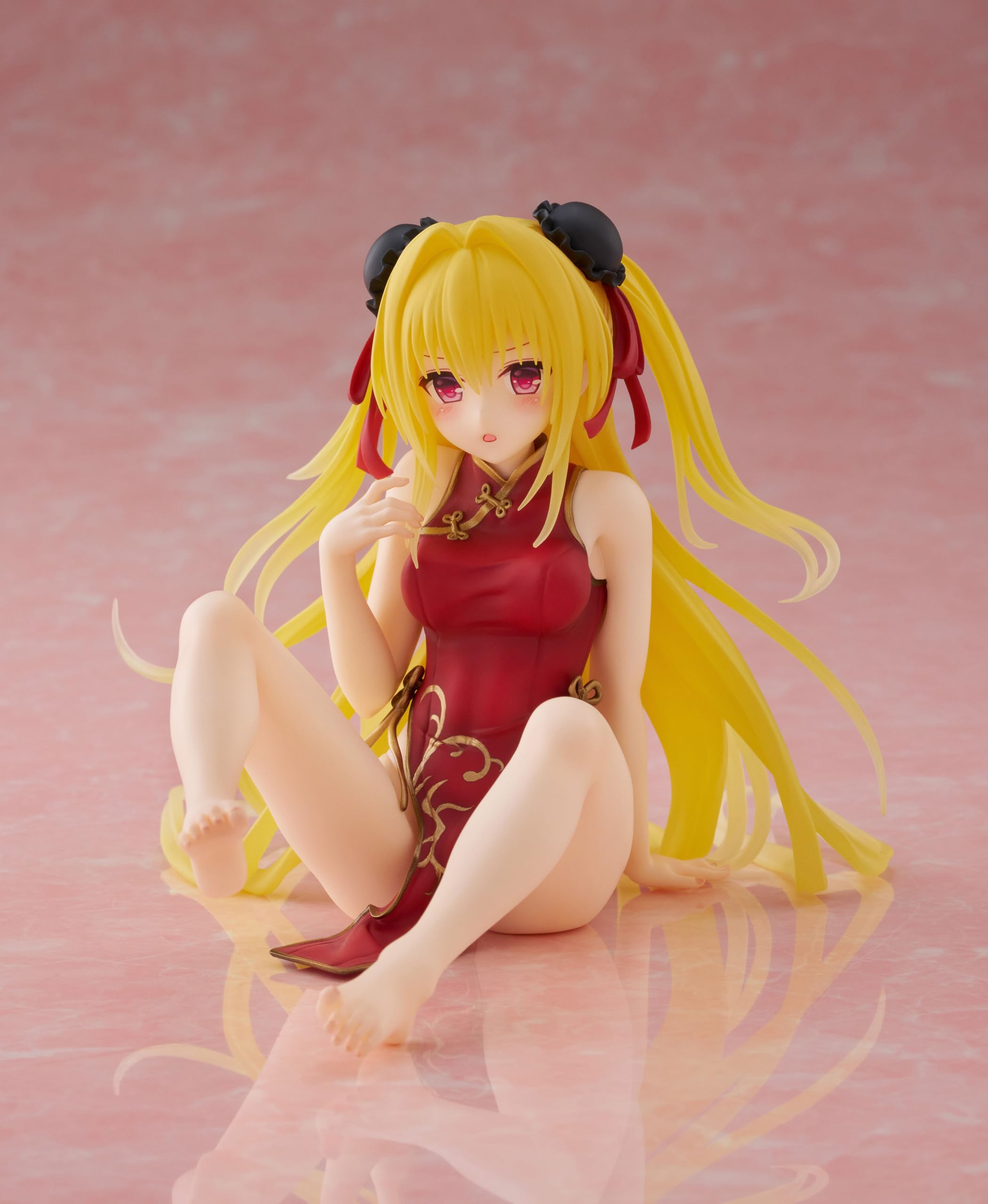 To Love-Ru Darkness - Figurine Golden Darkness Chinese Dress Desktop Cute Fig