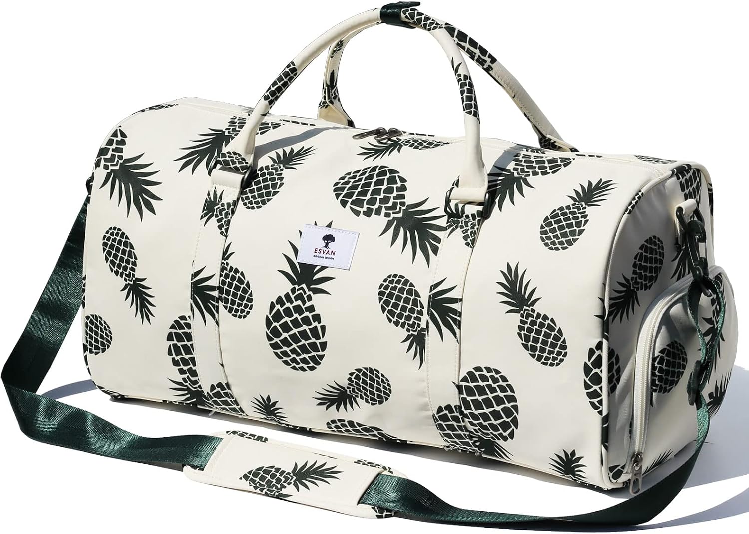 Original Floral Water Resistant Duffel Bag Gym bag Weekender Travel Bag for Gym Beach Daily Bags