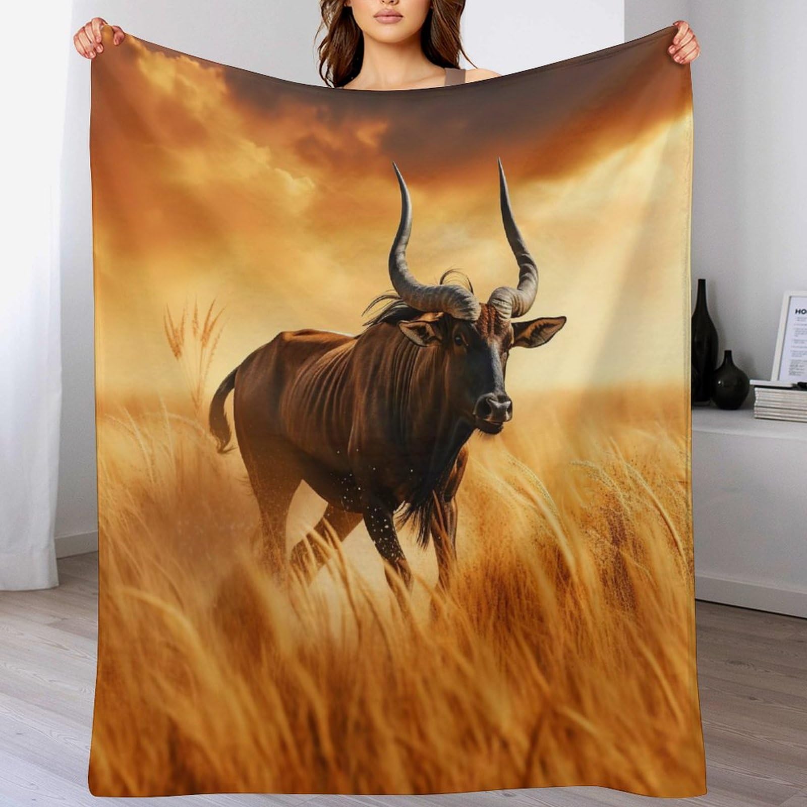 Couverture en peluche Antilope plaid de qualité supérieure lit