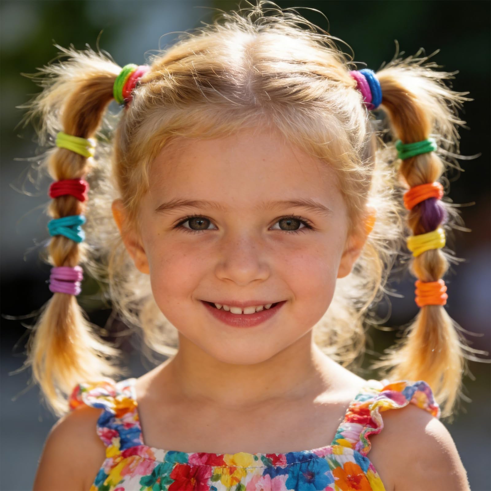 Ensemble d'accessoires de cheveux pour filles, 400 élastiques à cheveux, 10 pinces à cheveux, outils de coiffure, multicolore