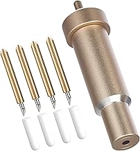 Premium Feinschnittklinge + Gehäuse, Ersatzklingen Kompatibel mit Cricut Explore Air/Air 2/Maker 3 (2 Cricut Messer), Gold
