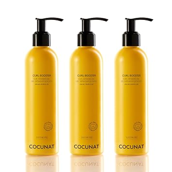 COCUNAT - 3 Curl Booster - Defining Gel - Defines curls without frizz - Eliminates frizz - Deeply moisturizing - Curl - Silicone Free - 8.5 fl oz
