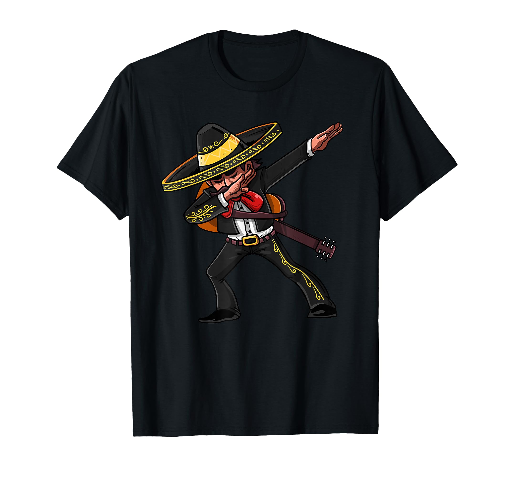 Dabbing Mexican Mariachi Shirt | Cinco De Mayo Costume Tee T-Shirt