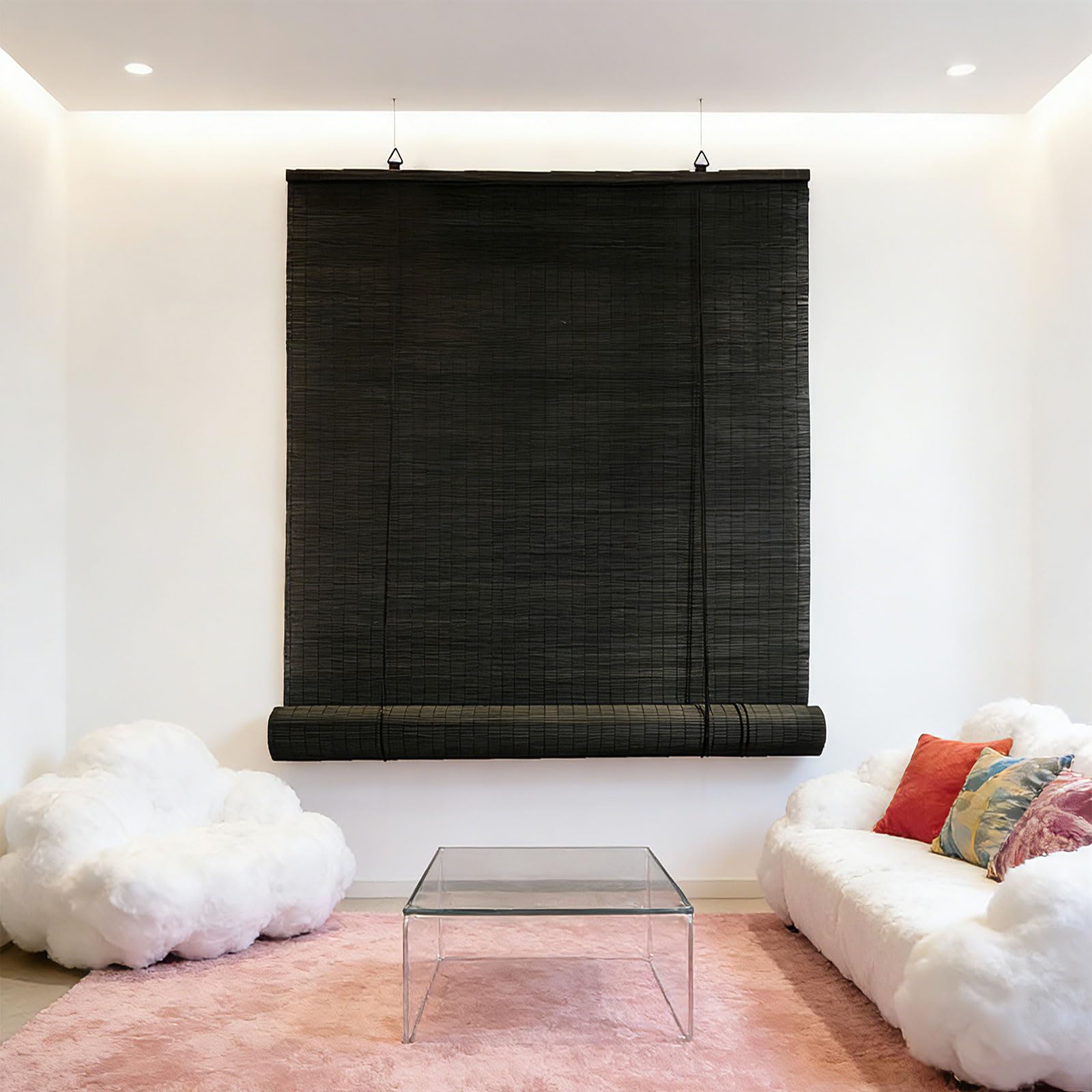 Store bambou extérieur 64x375 protection solaire intérieure et extérieure