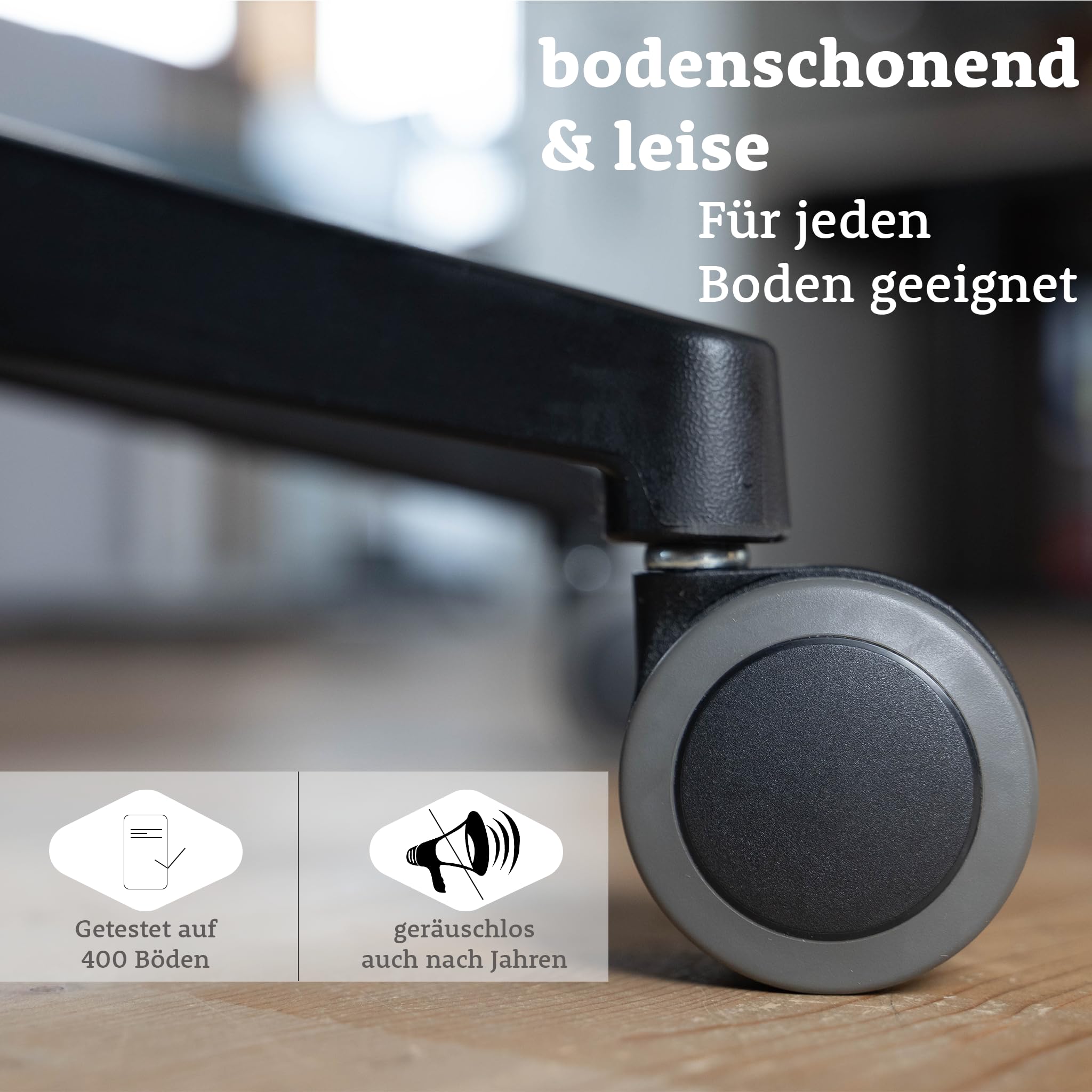 Start, Bürostuhl, für Home-Office & Unternehmen, mit vielen ergonomischen Funktionen, ergonomisch & kompakt, sehr einfache Bedienung, ohne Armlehnen, mit bis zu 125kg belastbar