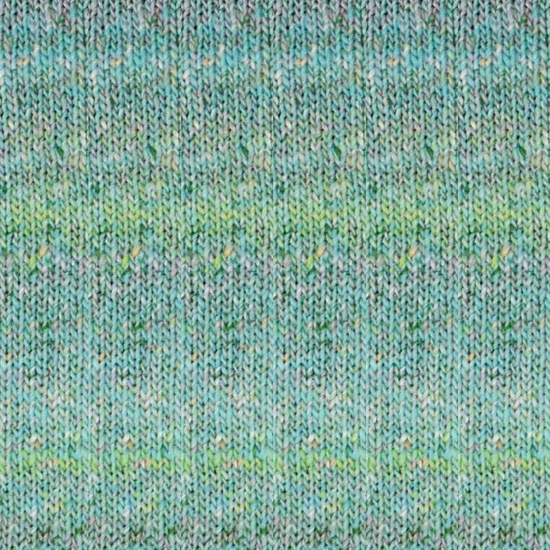 NoroKakigori Knitting - Cotton DK Double Silk Multicoloured Textured Crochet Yarn - 23 Uozu