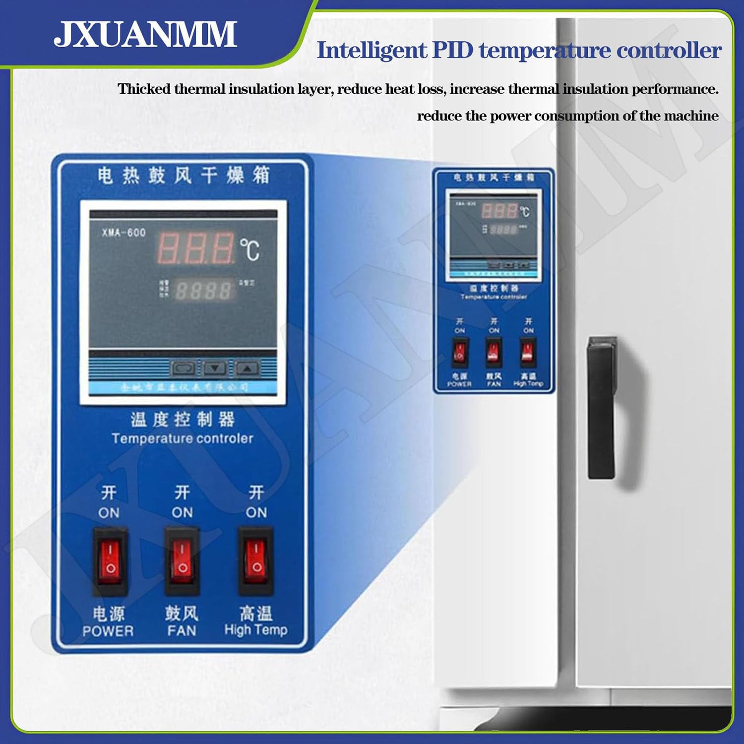 Étuve de séchage de Laboratoire, étuve de séchage à Convection d'air pulsé de Laboratoire, étuve de séchage à air Chaud à température constante à Chauffage électrique 43L-800W