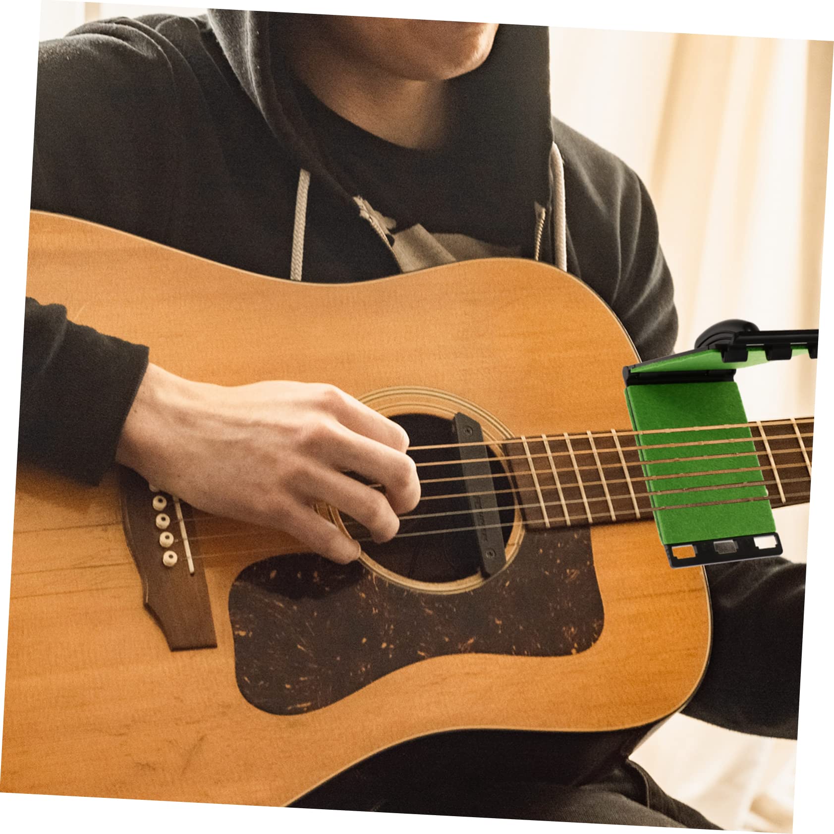 Kisangel Extend Guitar Strings Life String Cleaner Guitar Fretboard Guard 2pcs Set