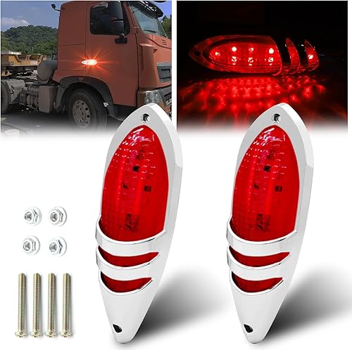 Luces LED de marcador lateral, luces de marcador lateral de remolque, luces de marcador de remolque, luces de marcador laterales para camión