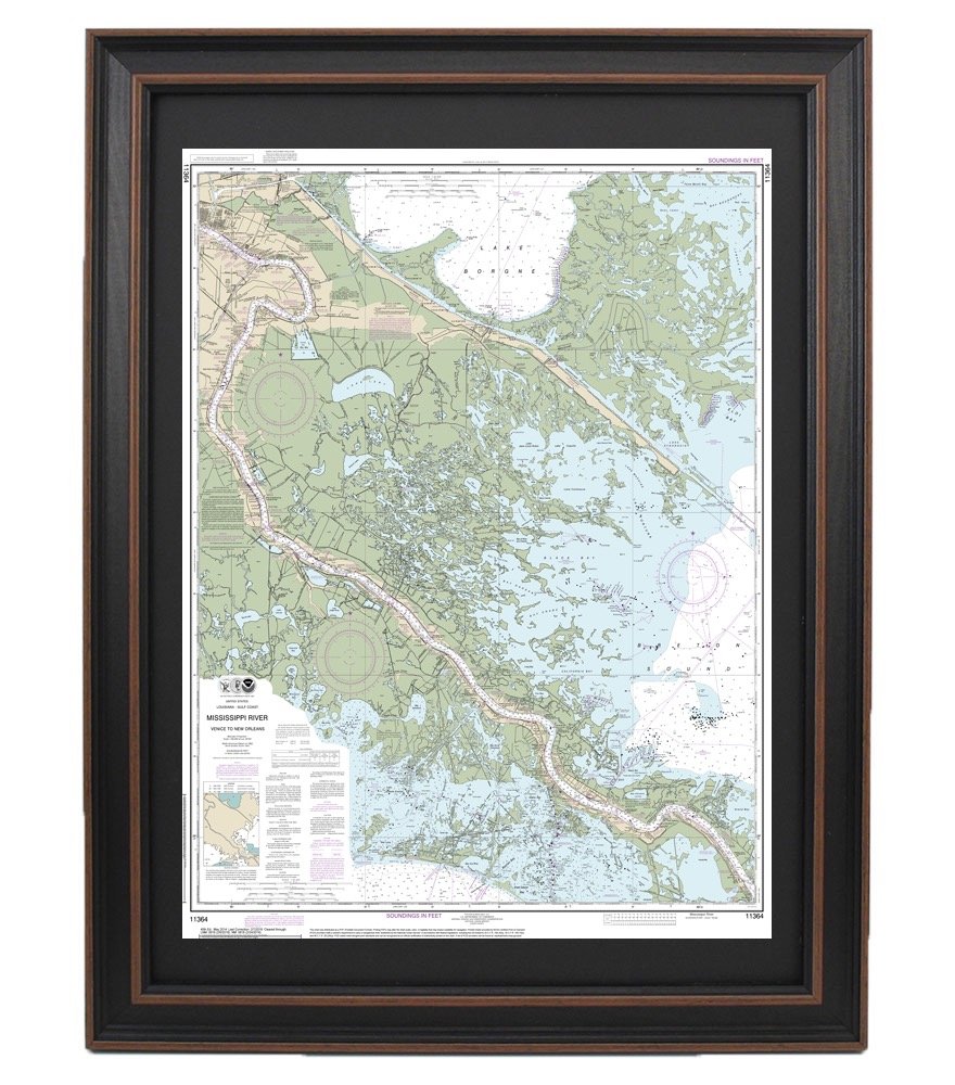 Amazon.co.jp: PatriotGearCompany :フレーム入り海図、NOAA 11364