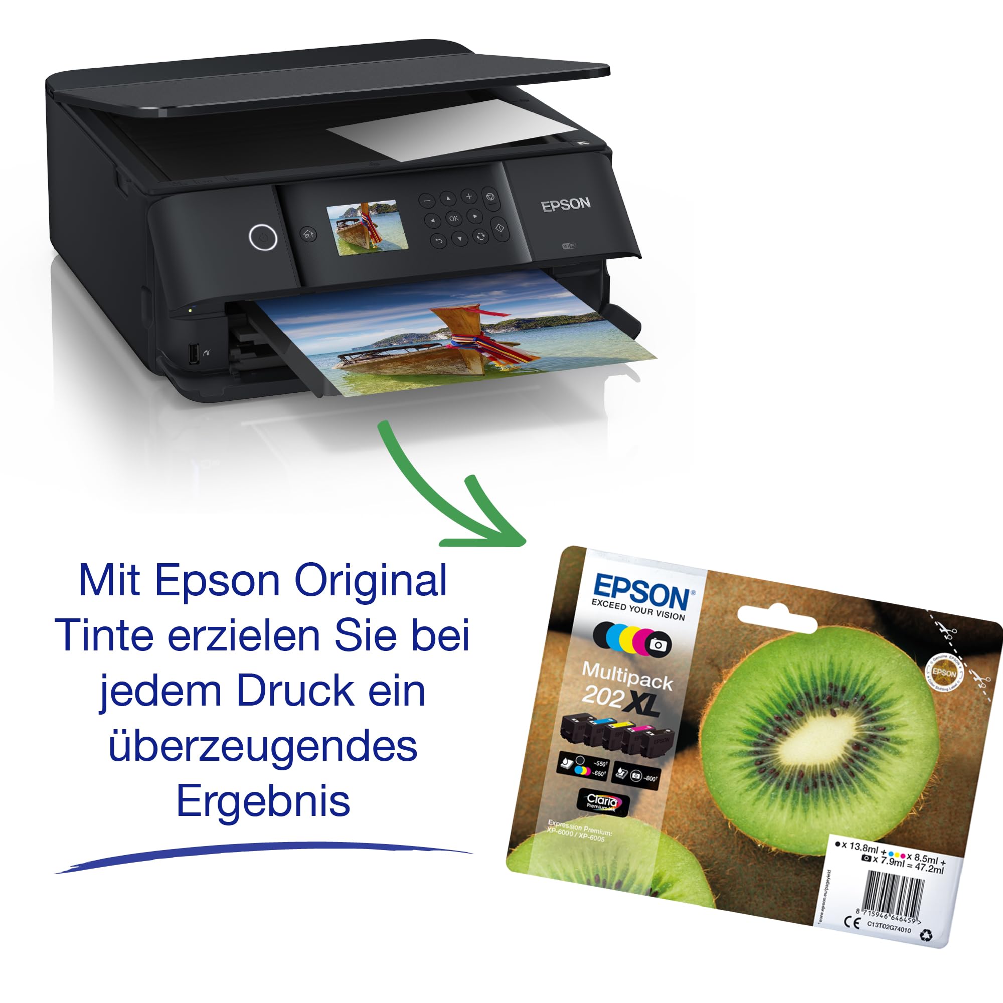 Epson Expression Premium XP-6100 A4 kabelloser Multifunktionstintenstrahldrucker