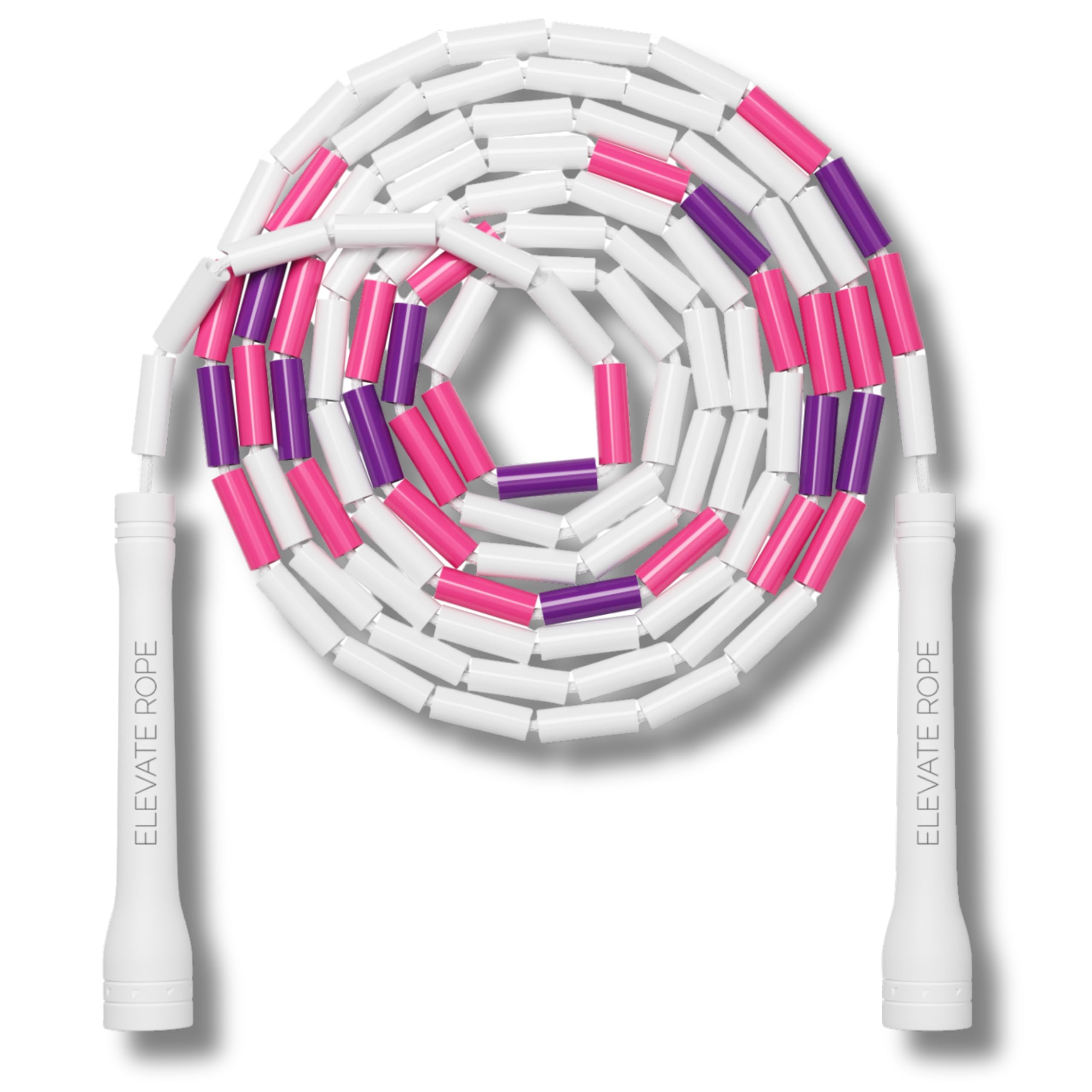 Elevate Rope Adjustable Beaded Jump Rope - 3m Poly Cord, PVC Beads - Ideal for All Levels & Indoor/Outdoor Use — image 1