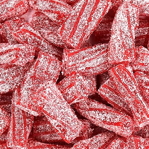 Pectin Filled Sour Licorice Twist Bites Gummy Candy (2.2 Pound (Pack of 1), Strawberry)