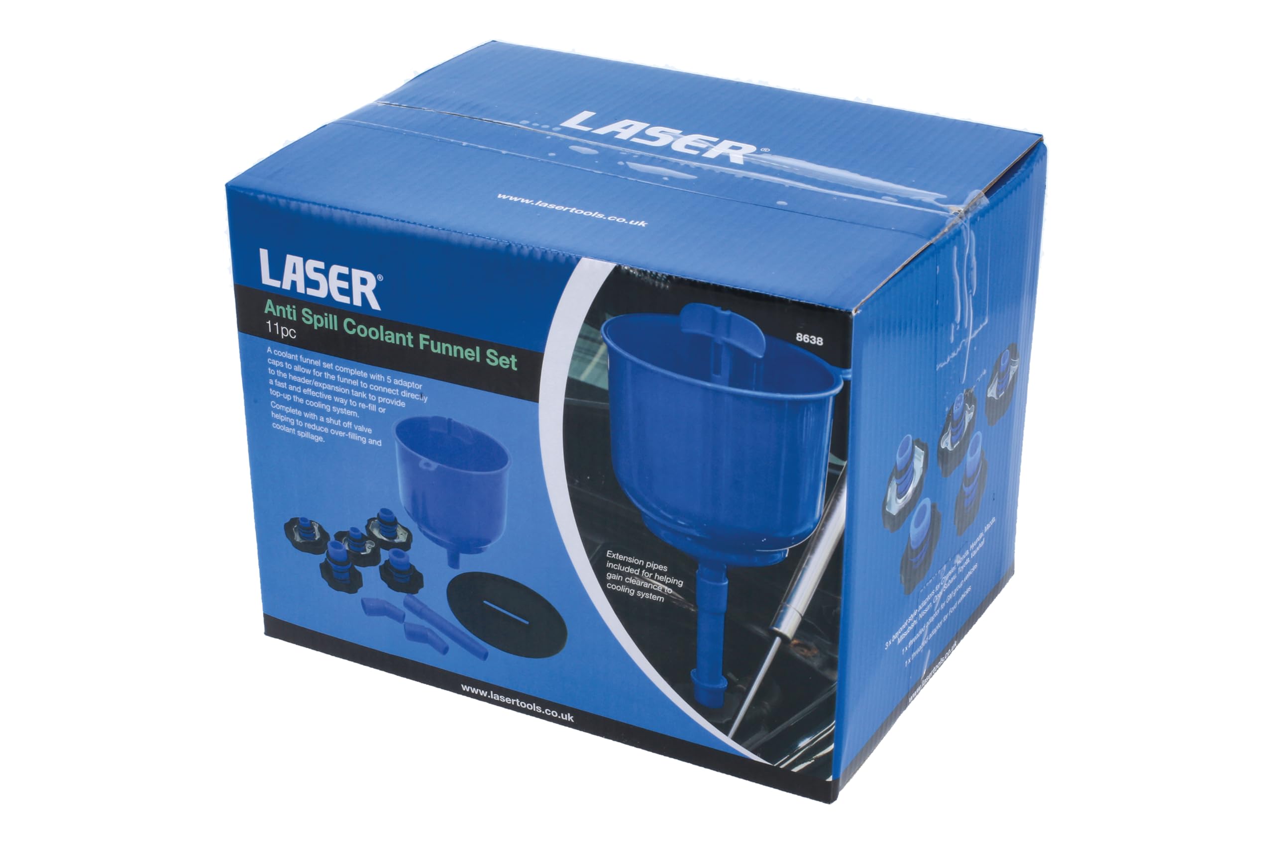 PowerTec Laser 8638 Anti Spill Coolant Funnel Set