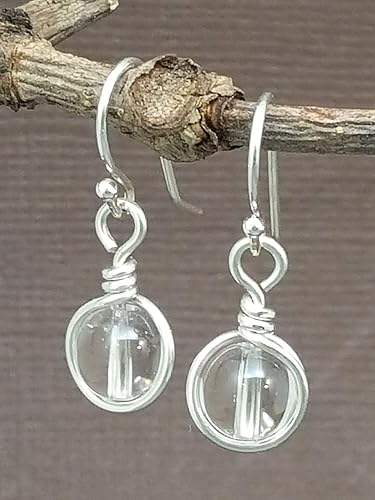 Miniatura 31 de Sterling Silver Tiger Eye Drop Earrings, Handmade Natural Gemstone Dangle Jewelry