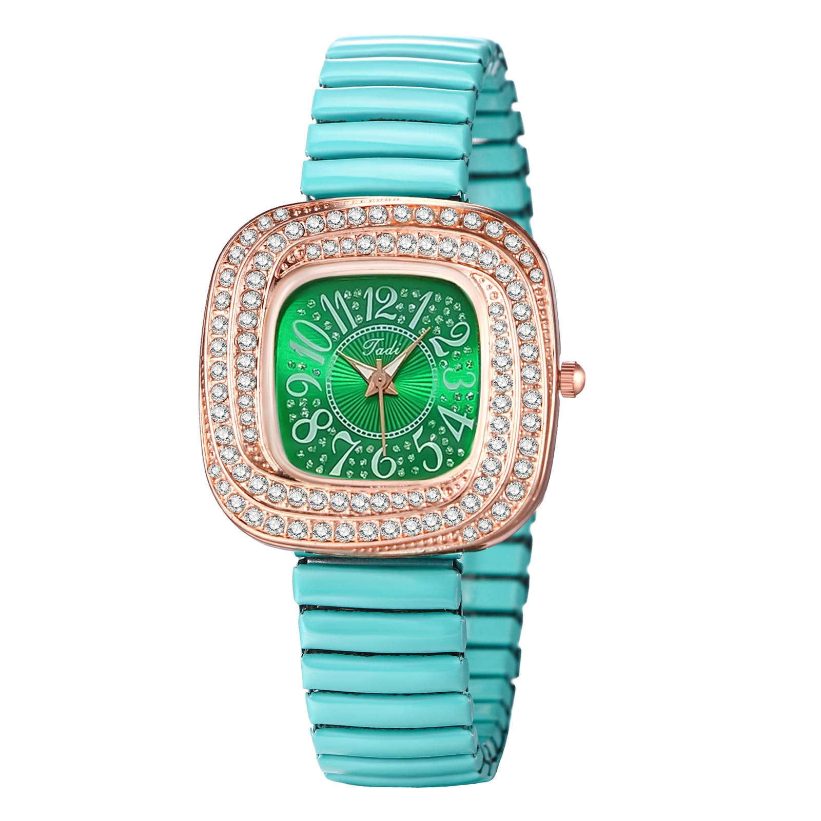 JewelryWe Herrenuhr Quadratische Chronograph Uhr: 3er Set 30