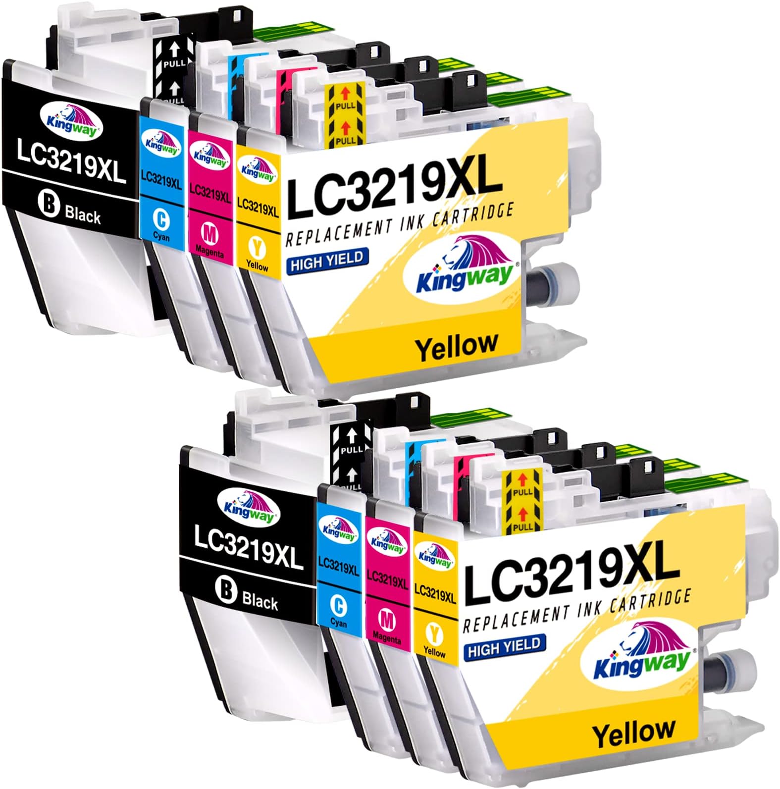 KINGWAY LC3219XL Ink Cartridges for Brother LC3219 XL LC3217 Ink for
