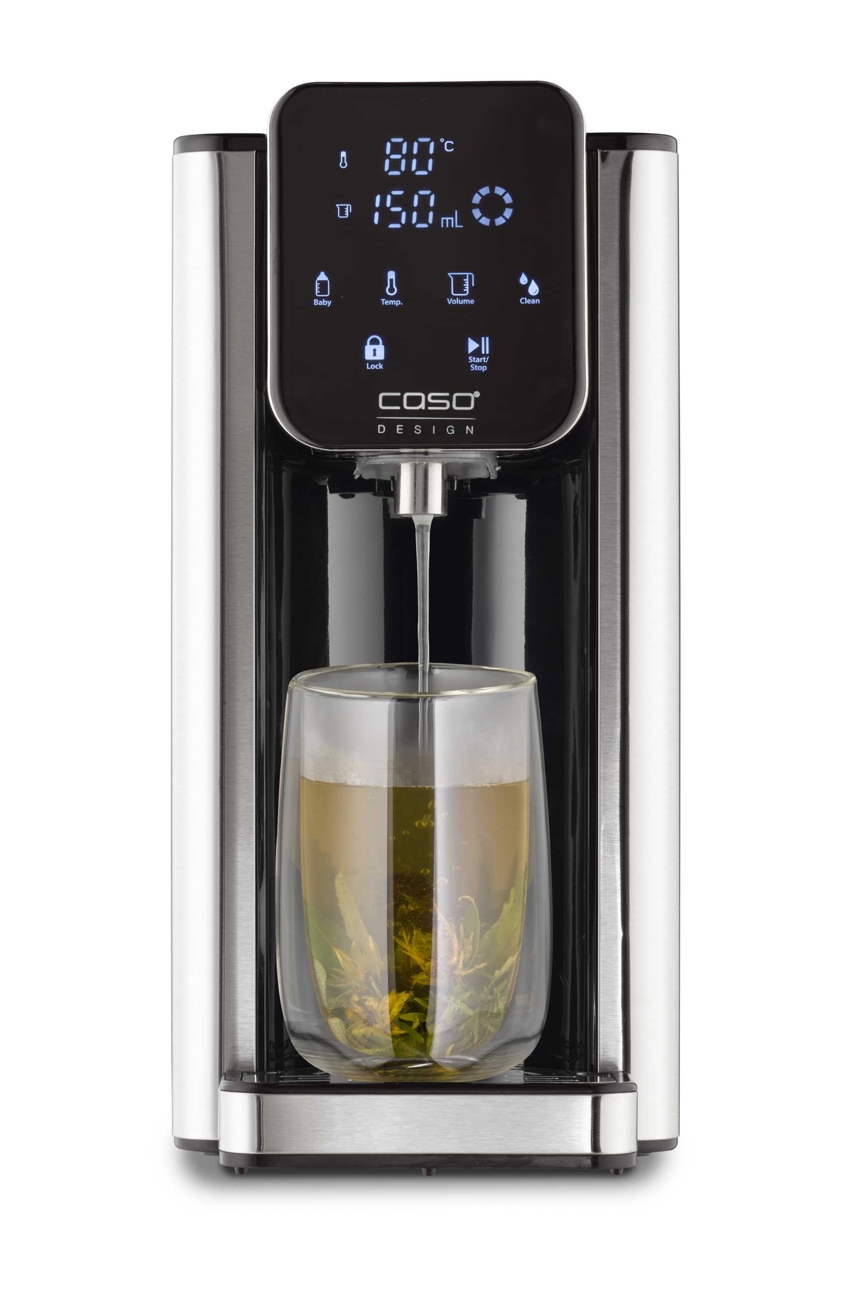 CASO HW 660 - Dispenser d’acqua calda da 2,7 L - acqua calda in pochi secondi, fino al 50% di risparmio energetico rispetto ai bollitori elettrici, 40-100°C, adatto per alimenti per neonati