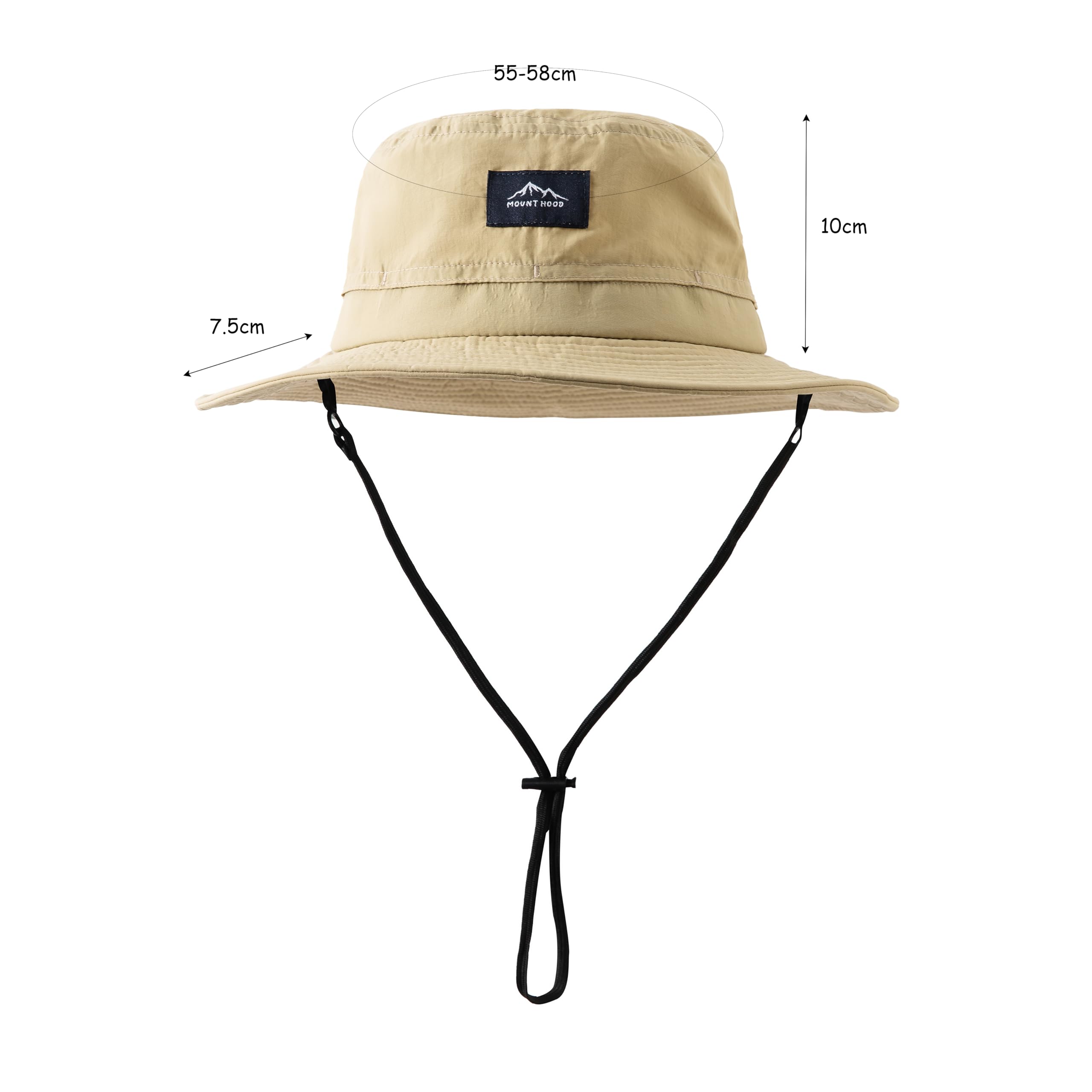 Gajaous Chapeaux de Soleil pour Femmes Pliables, Chapeau de Soleil à Large Bord UPF 50+ pour Femmes, Chapeaux d'été pour la randonnée, la pêche, Les Voyages et la Plage avec Rabat de Cou