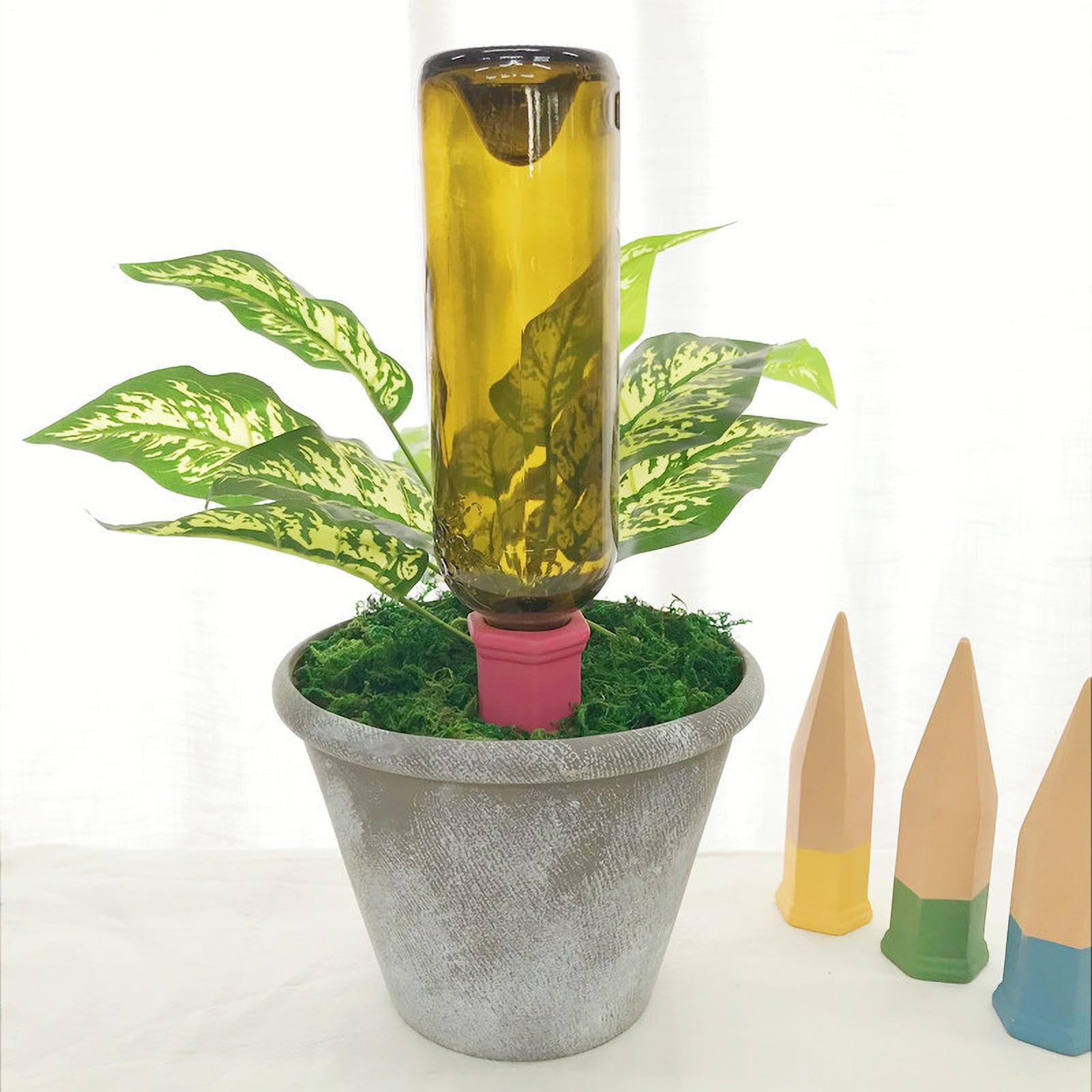 Spikes per irrigazione delle piante, abbeveratoio verticale con design a cartoni animati, automatici per acqua automatica, per di famiglia, interni ed esterni, in vaso