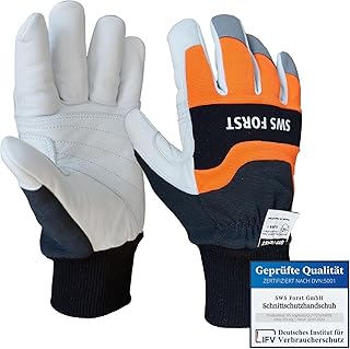 SWS Forst Schnittschutzhandschuh Forsthandschuh Klasse 1 Gr. S-XL