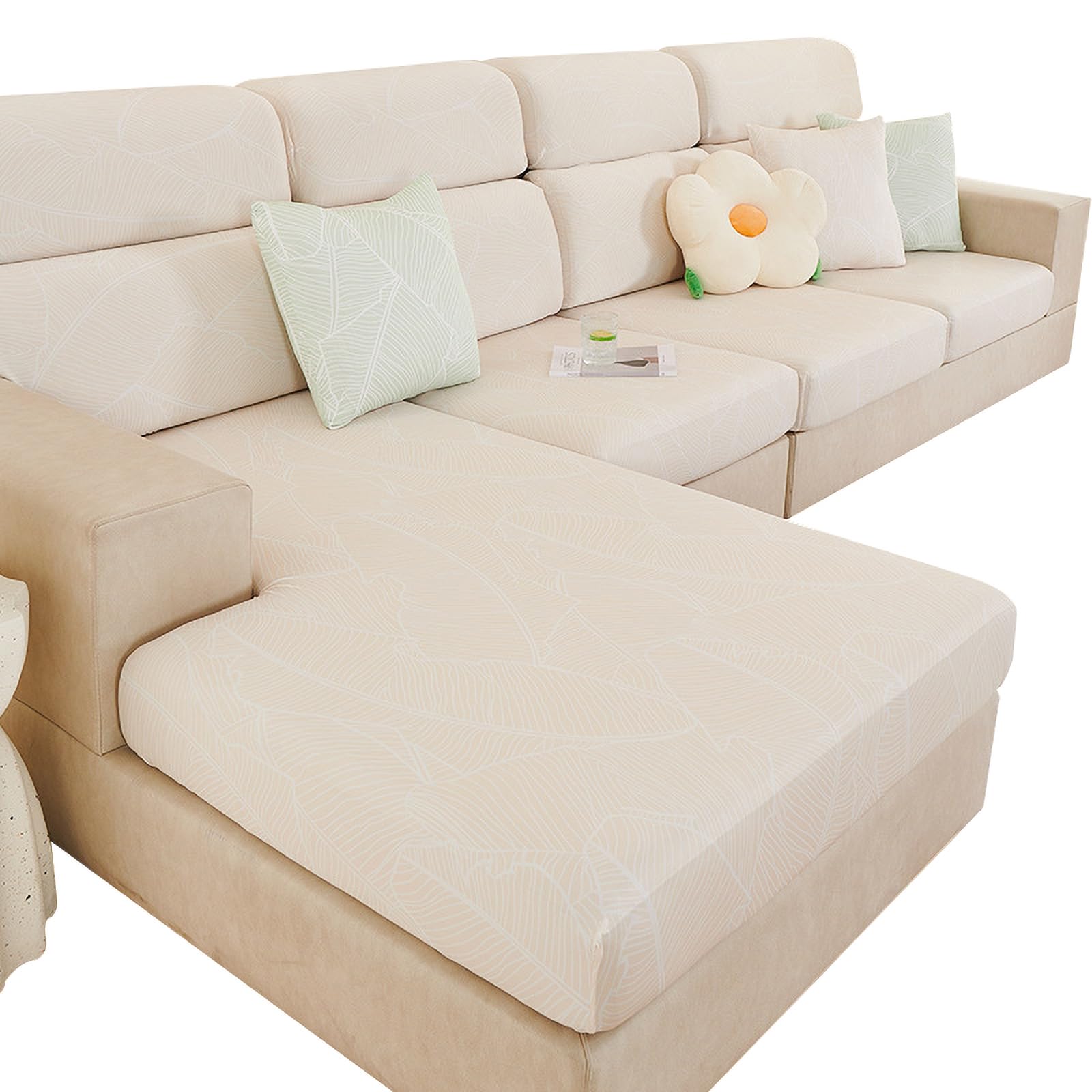 Housse de coussin de canapé extensible antidérapante et lavable