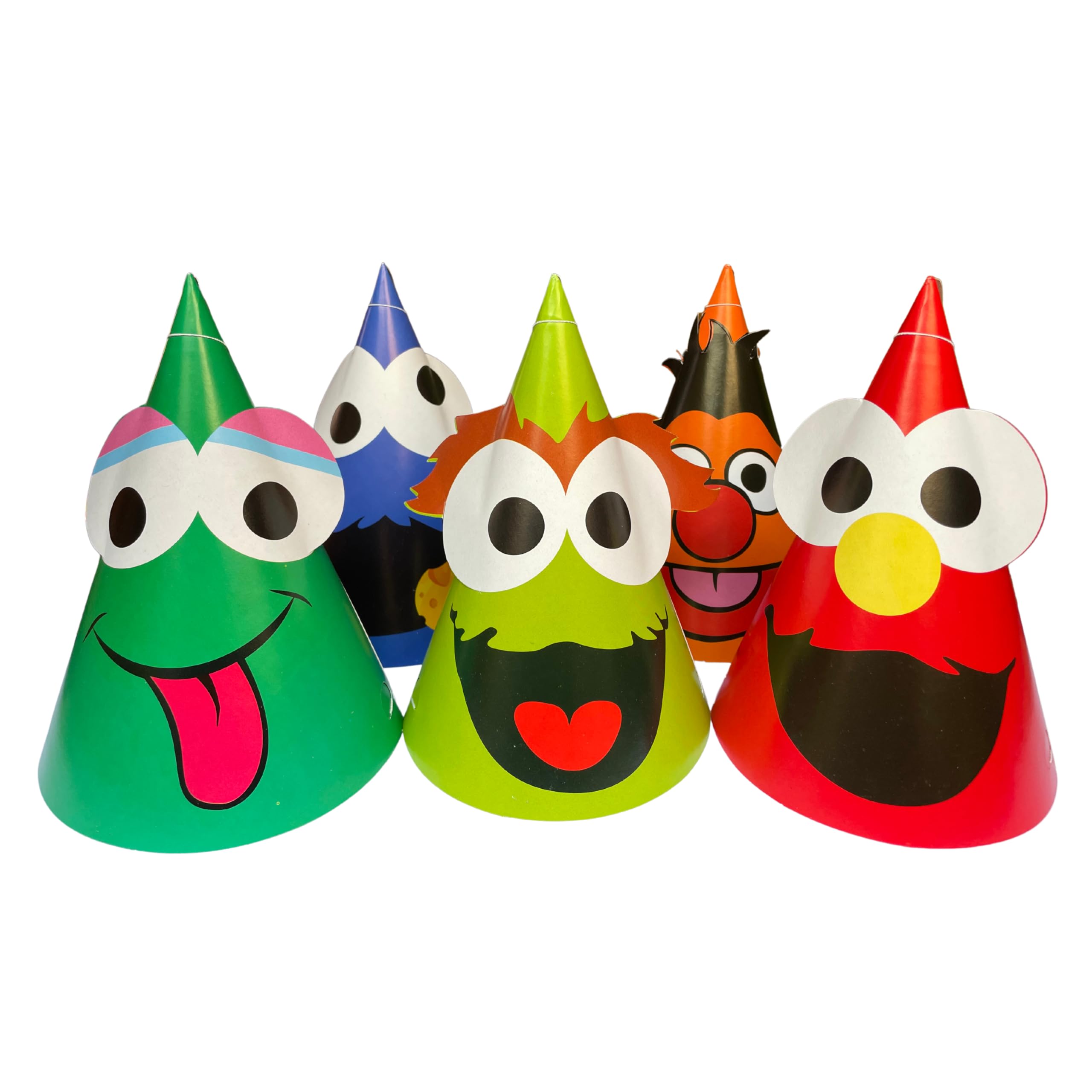 Festi Duck Funny Eye Pop-Out Birthday Party Caps Pack of 10 – Hilarious and Durable Caps for Kids and Adults, Ideal for Lively Celebrations