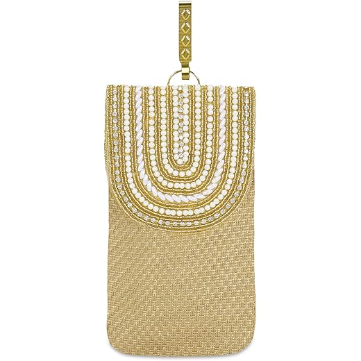 Jute Saree Clutch Mobile Pouch Waist Clip