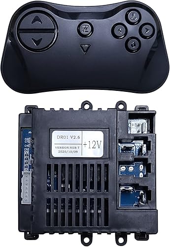LinkePow 2.4G Bluetooth Control remoto y DR01 V2.6 12V receptor caja de control placa madre para niños paseo en coche accionado ruedas piezas de