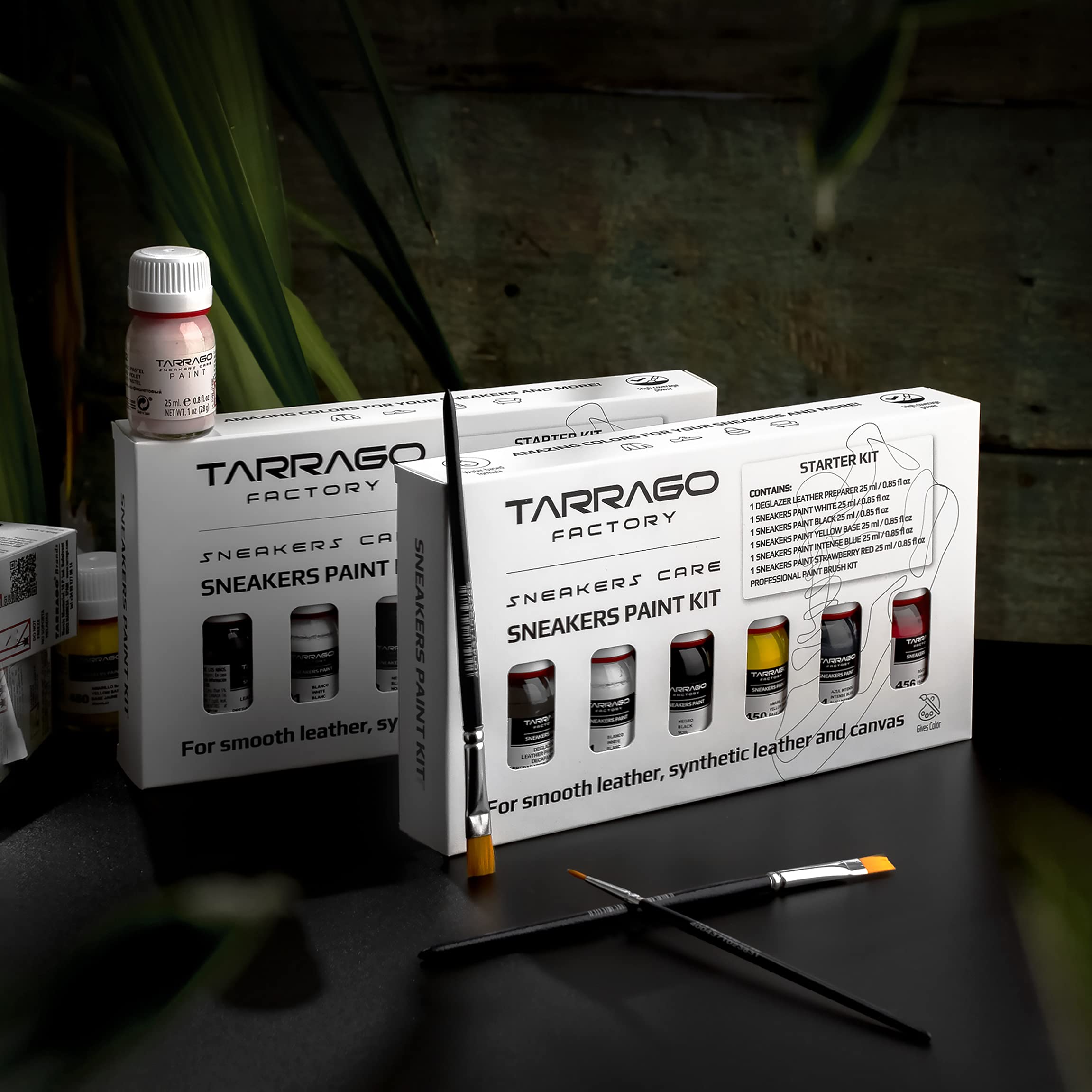 Sneakers Paint Starter Kit | Kit de Pinturas Base y Pinceles para Sneakers