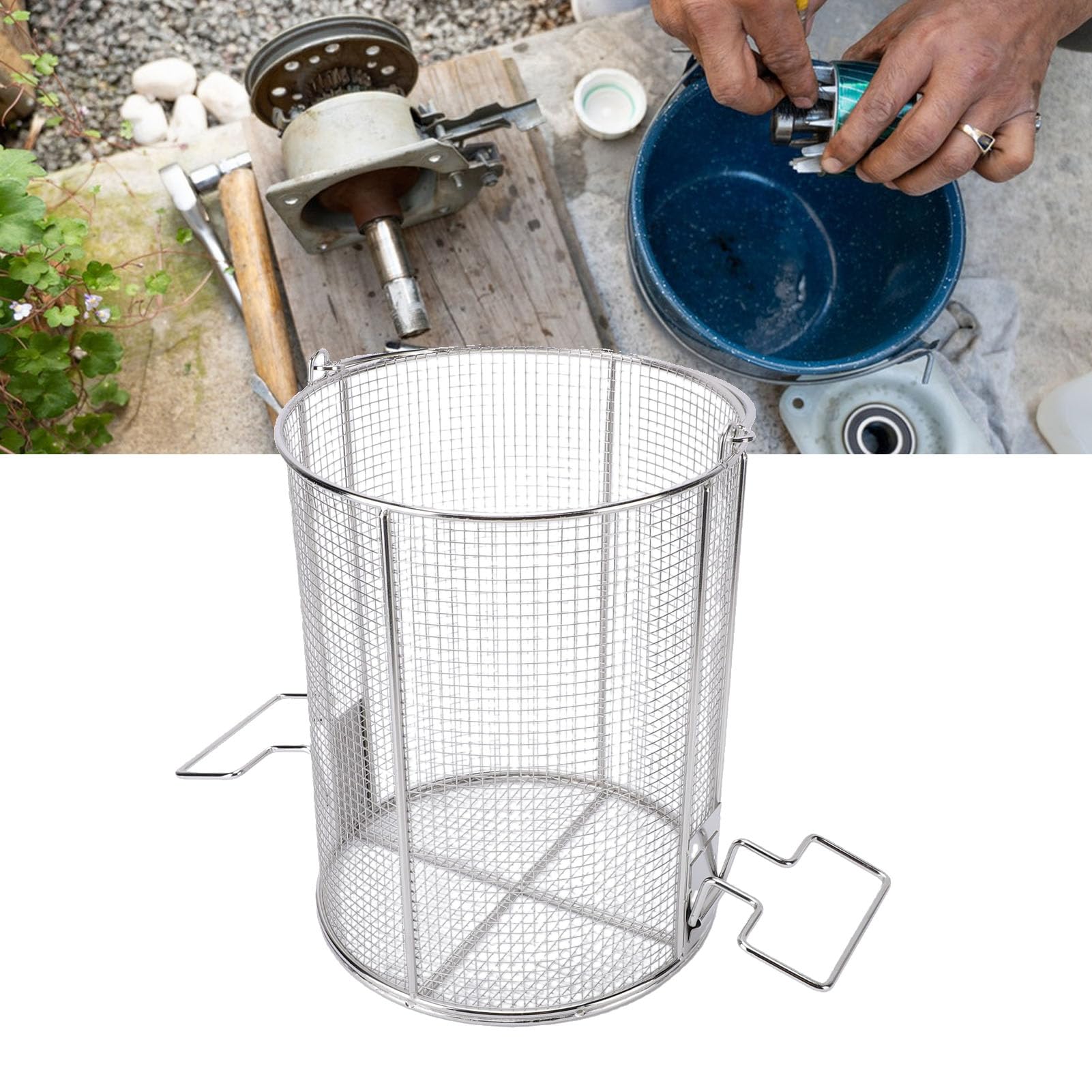 Cesta Coladora para Lavadora de Piezas de 5 Galones