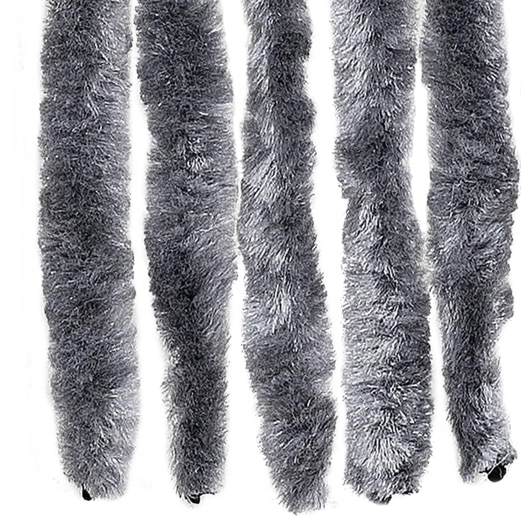 Moustiquaire Argenté 90x200 cm Chenille pour Fenêtre Porte Maison Mobile Caravane Chambre Salon Cuisine