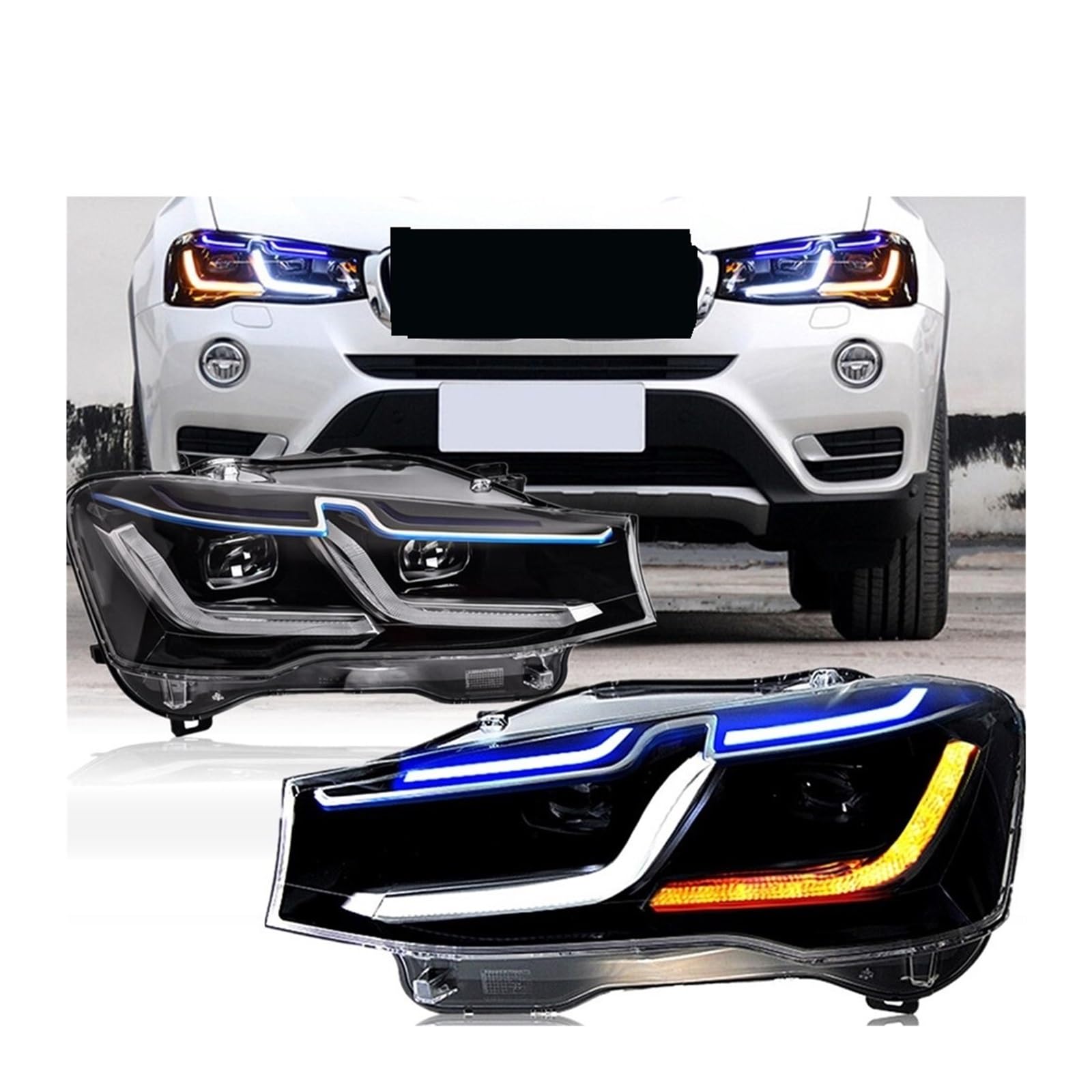 FITRITE AUTO Parts New Front Right Passenger Side Headlight Bracket for 2006-2008 BMW 3 Series, Sedan/Wagon, Plastic BM2509102 51647116708