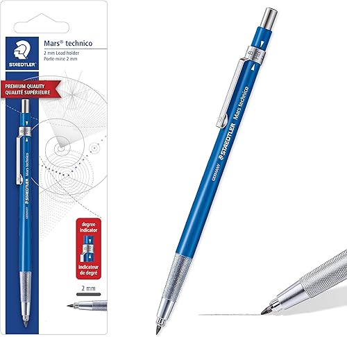 Miniatura 1 de STAEDTLER Mars 780  Lápiz mecánico uso técnico portaminas 564 de pulgada 2 mm 780BK