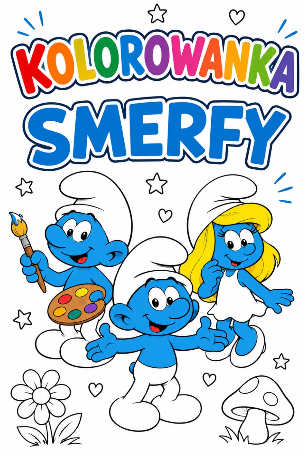 Kolorowanka smerfy