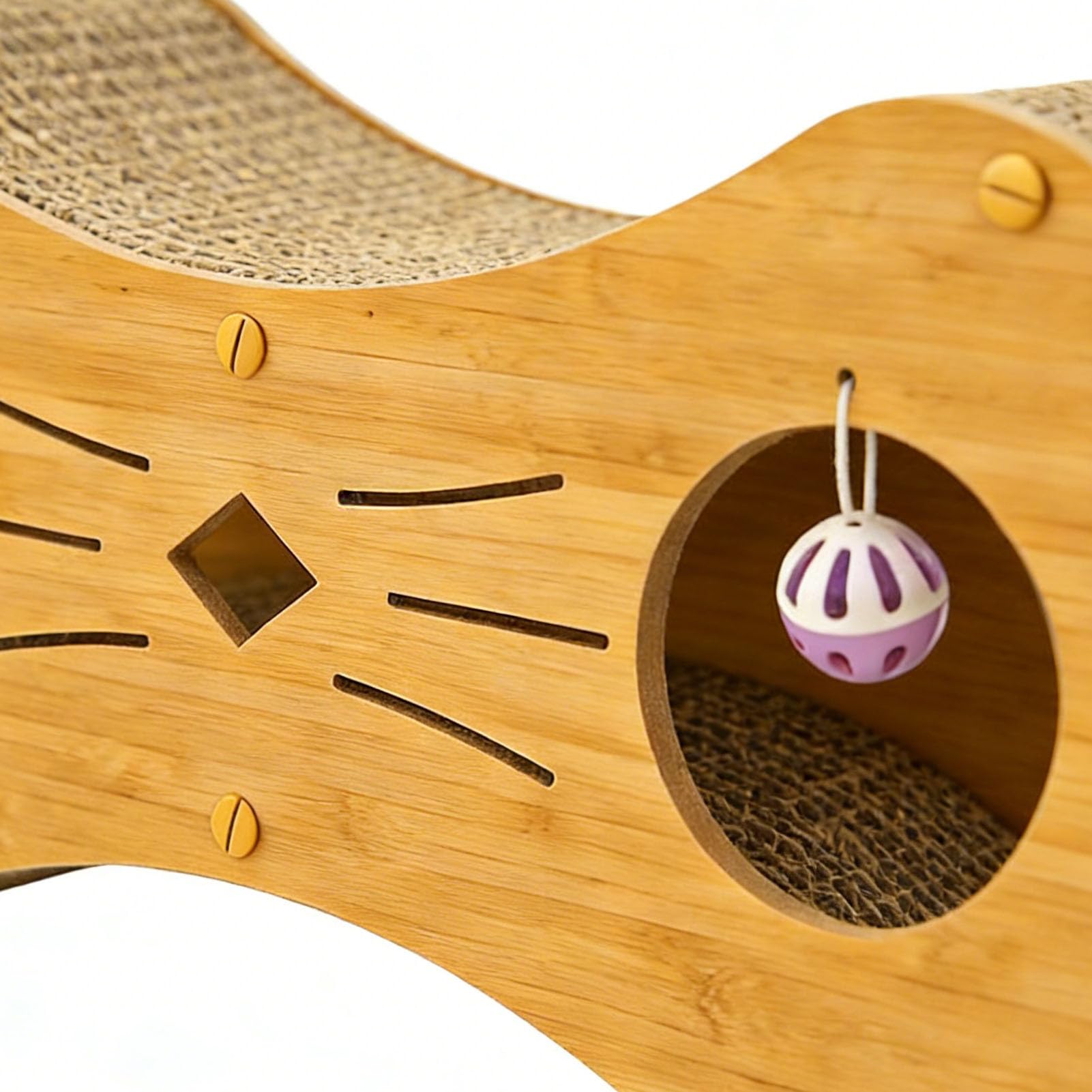 Casa Rascador para Gatos Casa para Gatos con Diseño De | Sofá Rascador De Madera Para Para Interior Y Exterior, Hogar Y Esquina, Salón Y Suelo, Mascotas Y Para Jugar