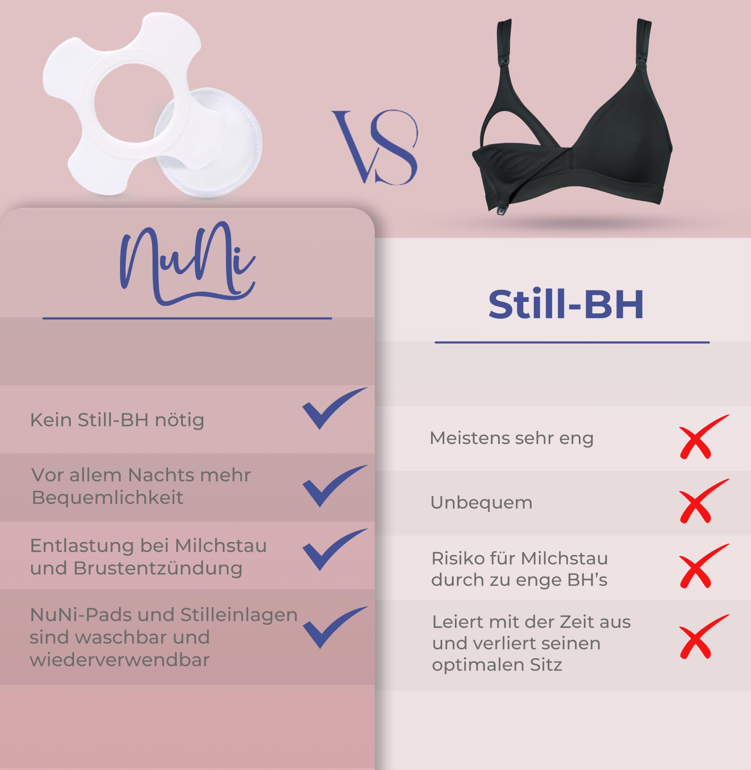 NuNi 6 Inserti Assorbenti Per Allattamento, Lavabili E Riutilizzabili, In Bambù, Con Rete Per Il Bucato Inclusa. Morbidissimi E Invisibili Sotto I Vestiti, Adatti Per Coppette In Silicone E Reggiseni. - 3