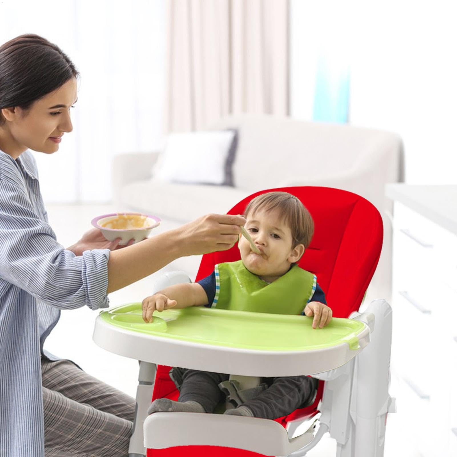 Okładki na krzesło restauracji dla dziecka, okładka HighChair dla dziecka | Wygodna poduszka do siedzenia akcesoria dla niemowląt, części zamienne w