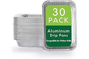 Premium 30-Pack Drip Pan Liners for Weber Grills