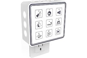 White Noise Sound Machine | Adjustable Night Light | Non-Looping Sounds |...