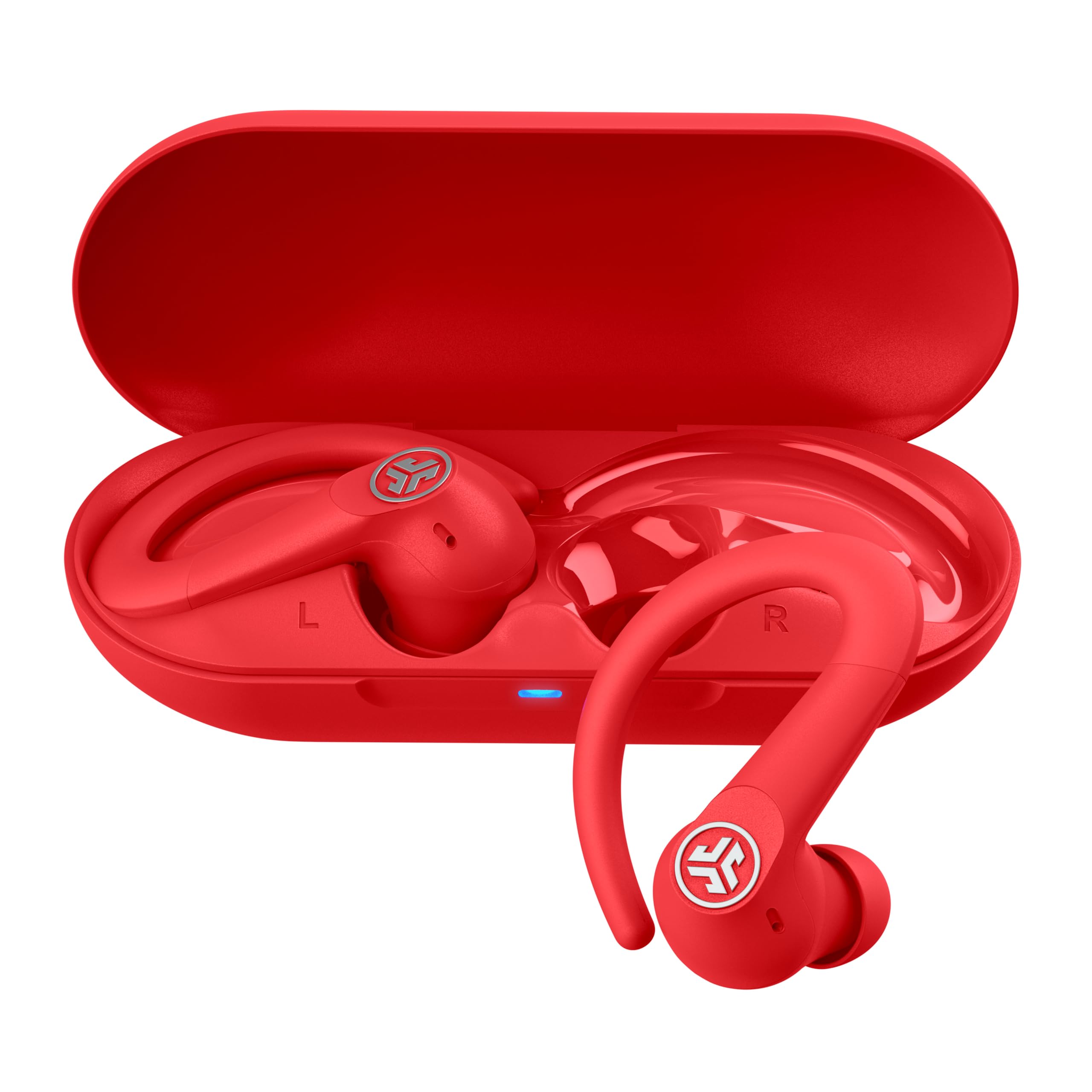 JLab Go Sport ANC Active Noise Cancelling Earbuds, Hibiscus Pink