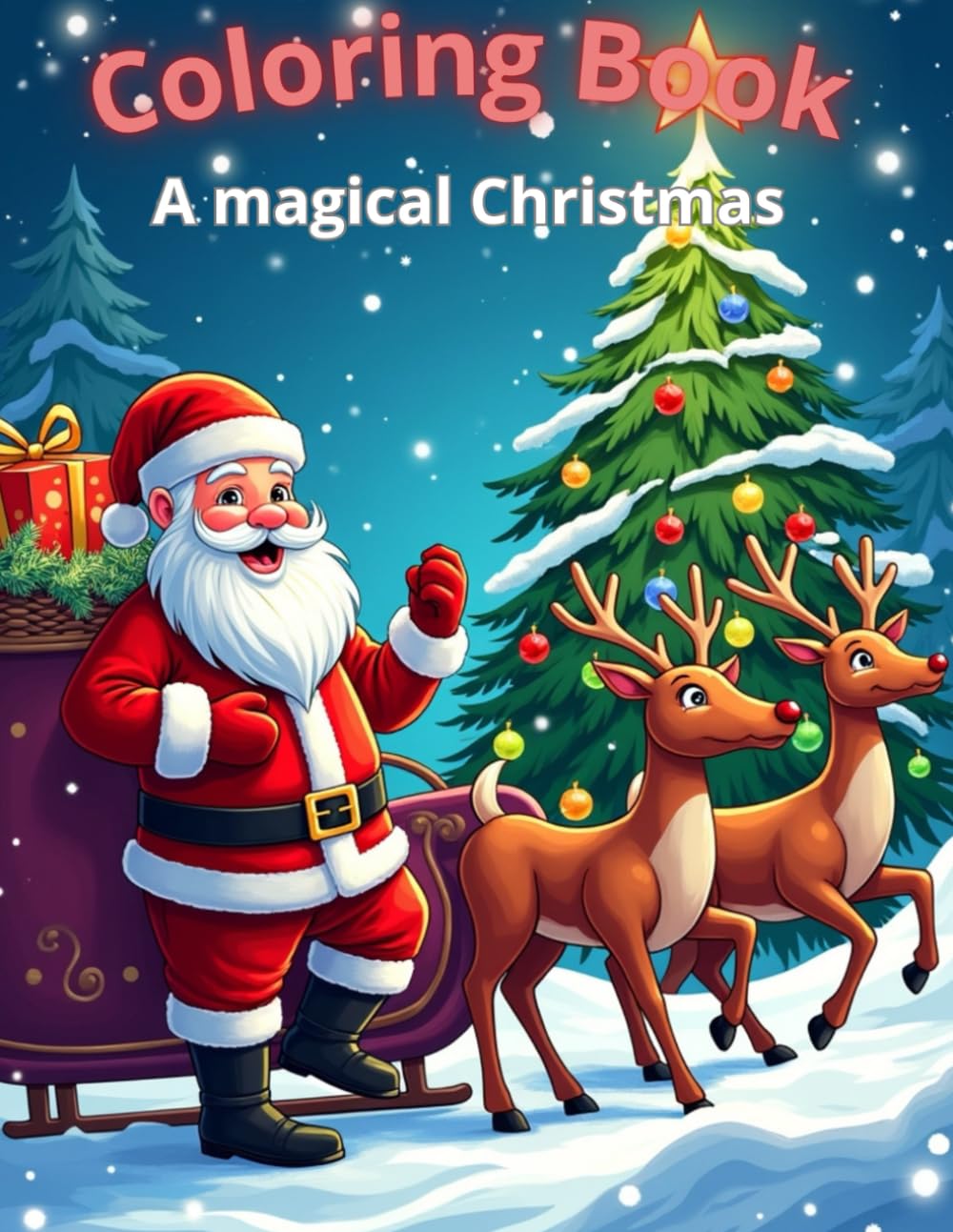 Christmas Magic Coloring Book
