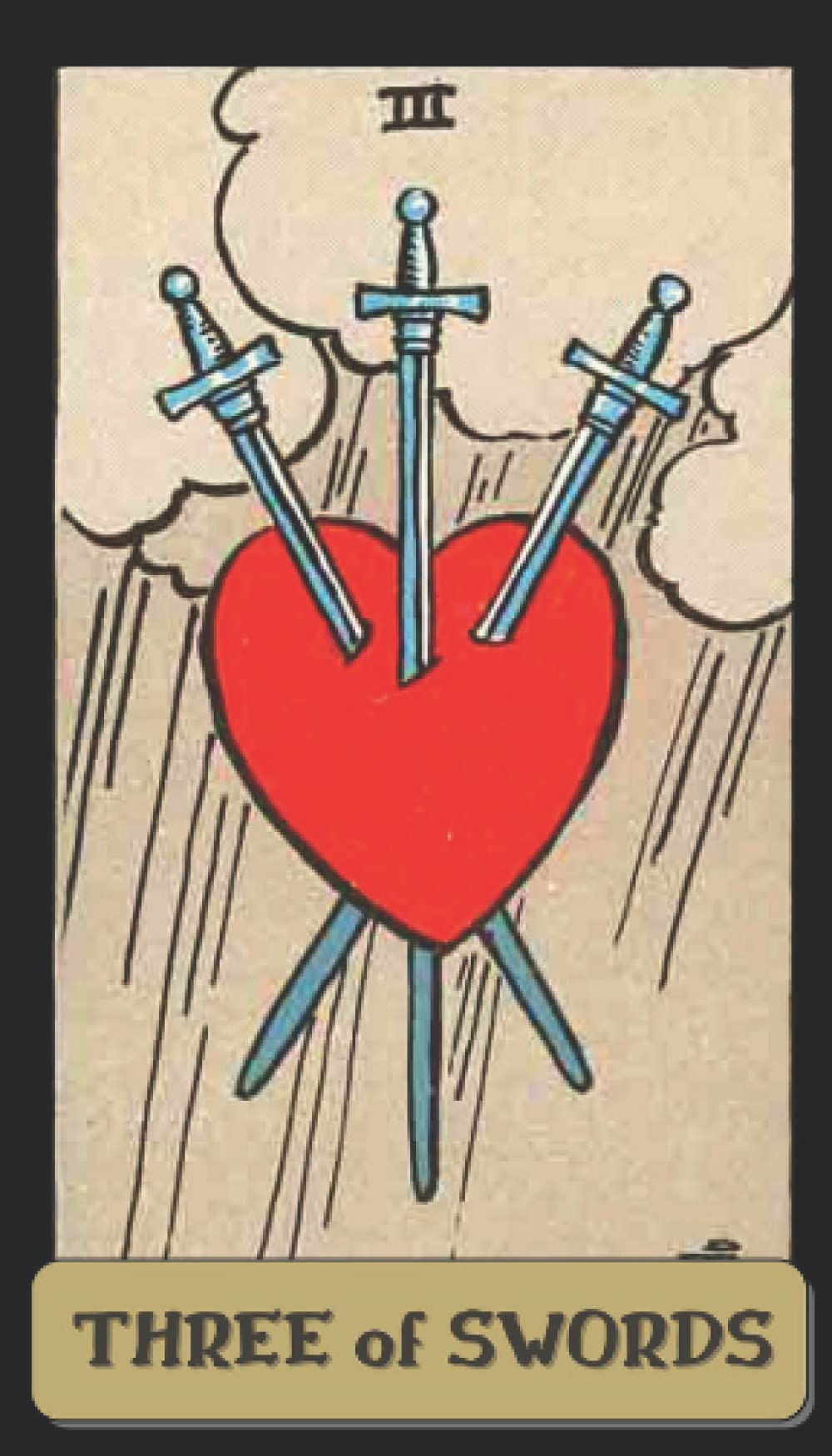 Three of Swords: A Rider-Waite Tarot Card Journal