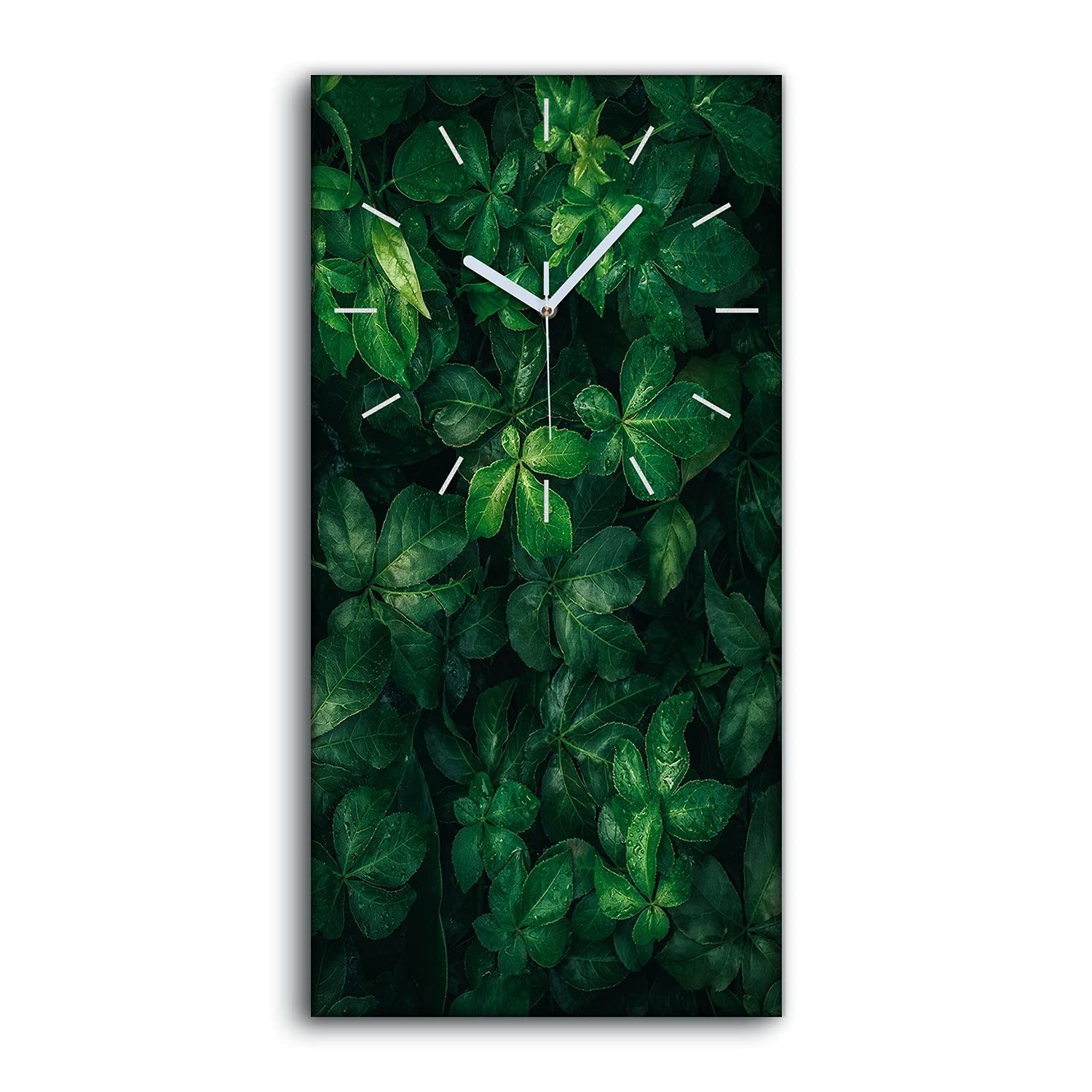 Horloge sur Toile Silencieuse Coloray 30x60cm Élimine le Tic-Tac Déco Salon Chambre