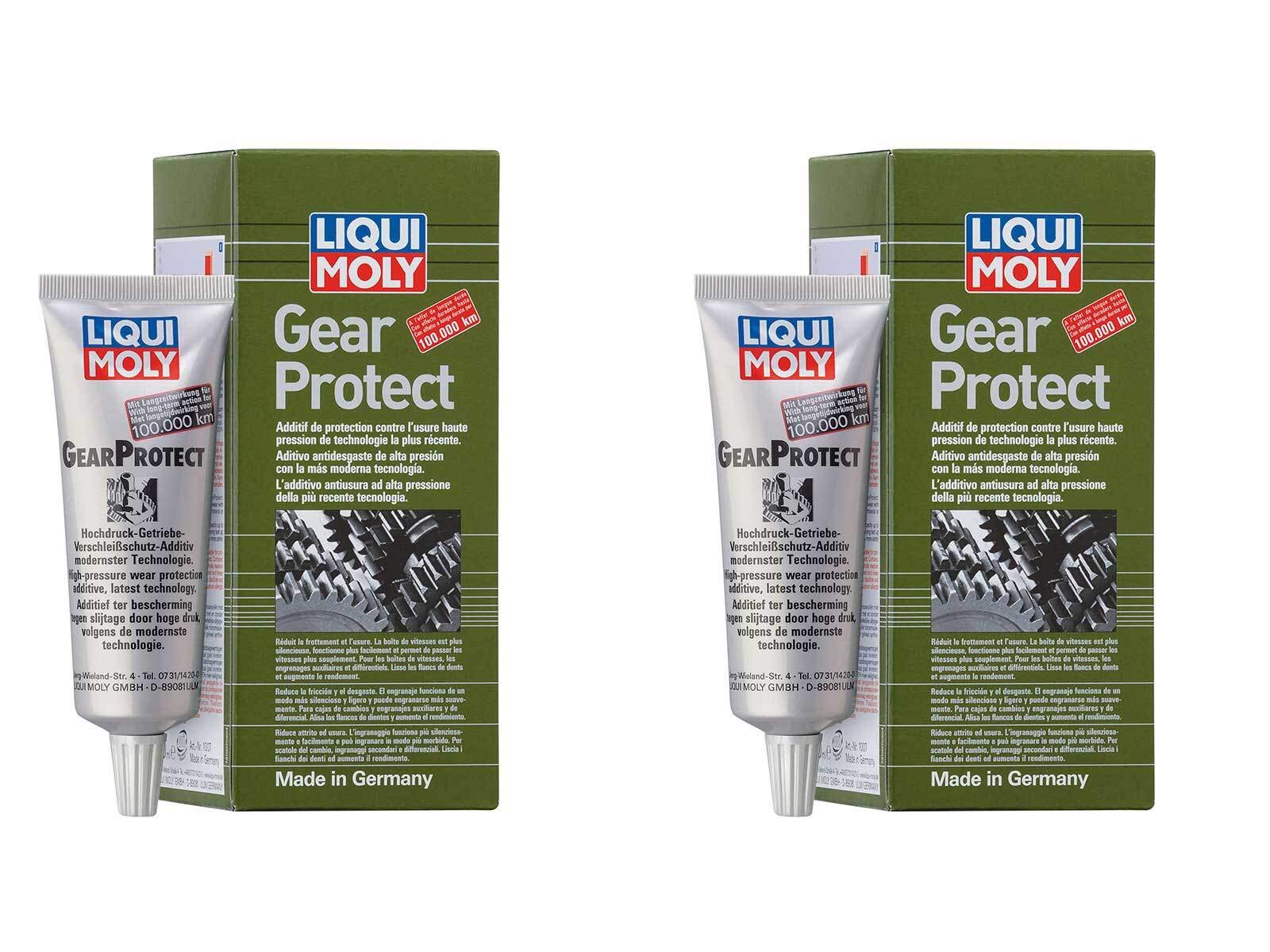 2X Original Liqui Moly 80ml Gear Protect 1007 Verschleißschutz Getriebe