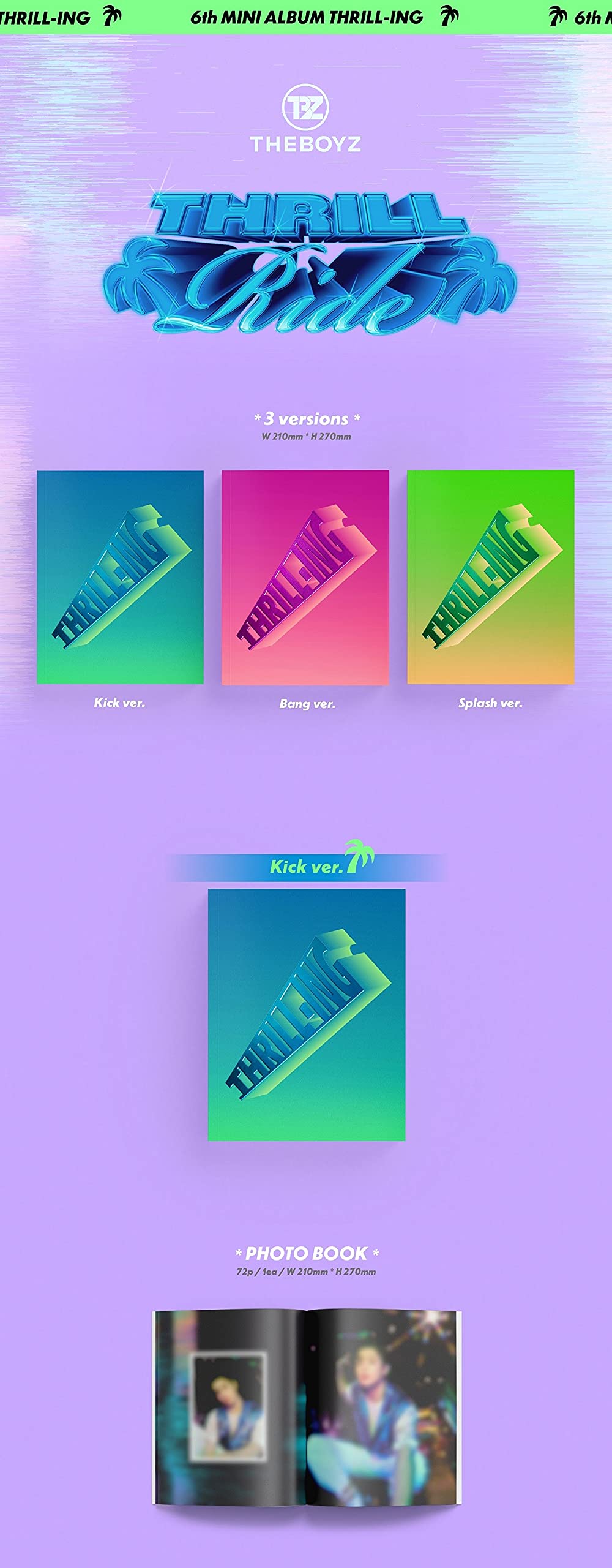 Amazon.co.jp: THE BOYZ - THRILL-ING [KICK + BANG + SPLASH