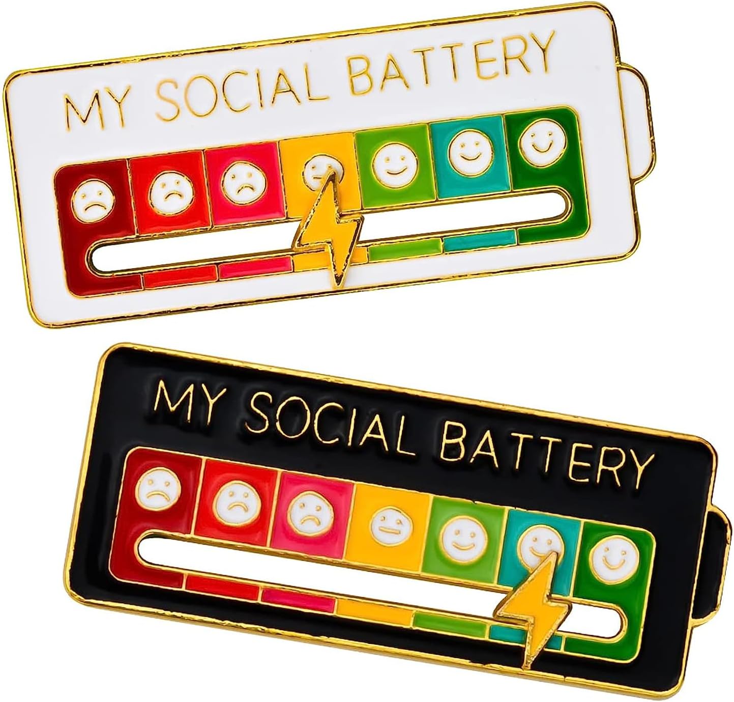 Pin Broche Metálico My Social Battery | Cuotas sin interés