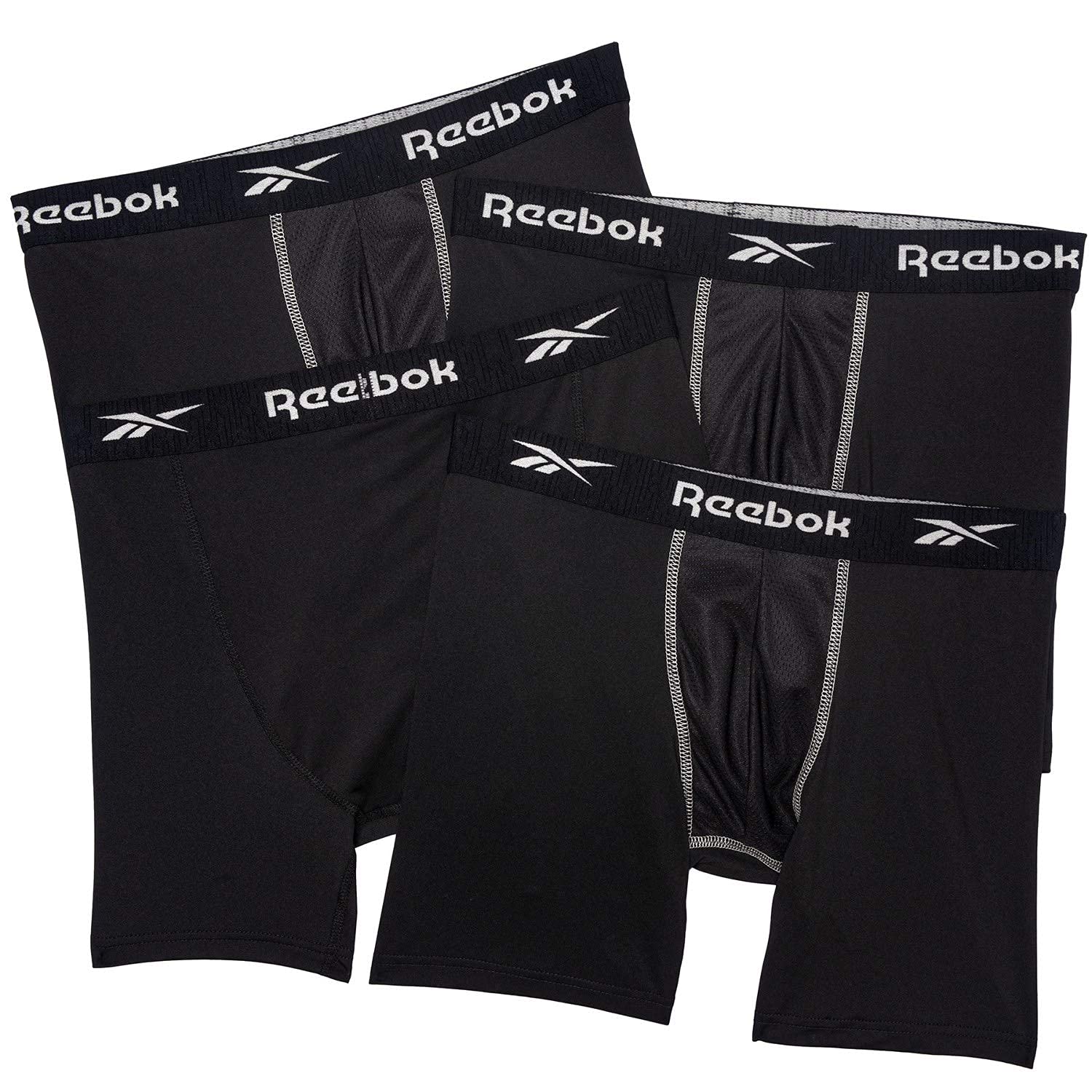 Reebok Rdm 4pk Pbb Boxer Corti Uomo (Pacco da 4)