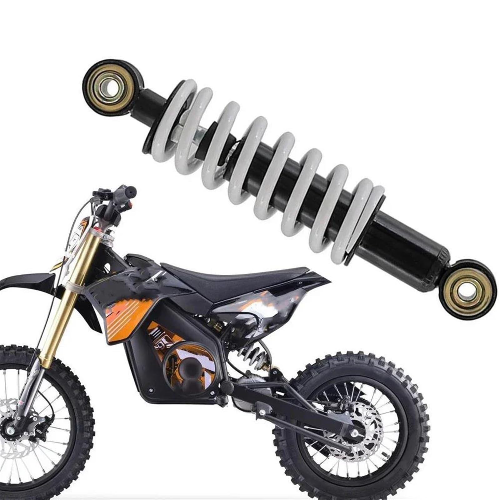 Pièce de moto Amortisseur De Moto 190 Mm Ressort Fourche Arrière Suspension Pour Mini ATV Pit Quad Dirt Bike Go Kart Buggy